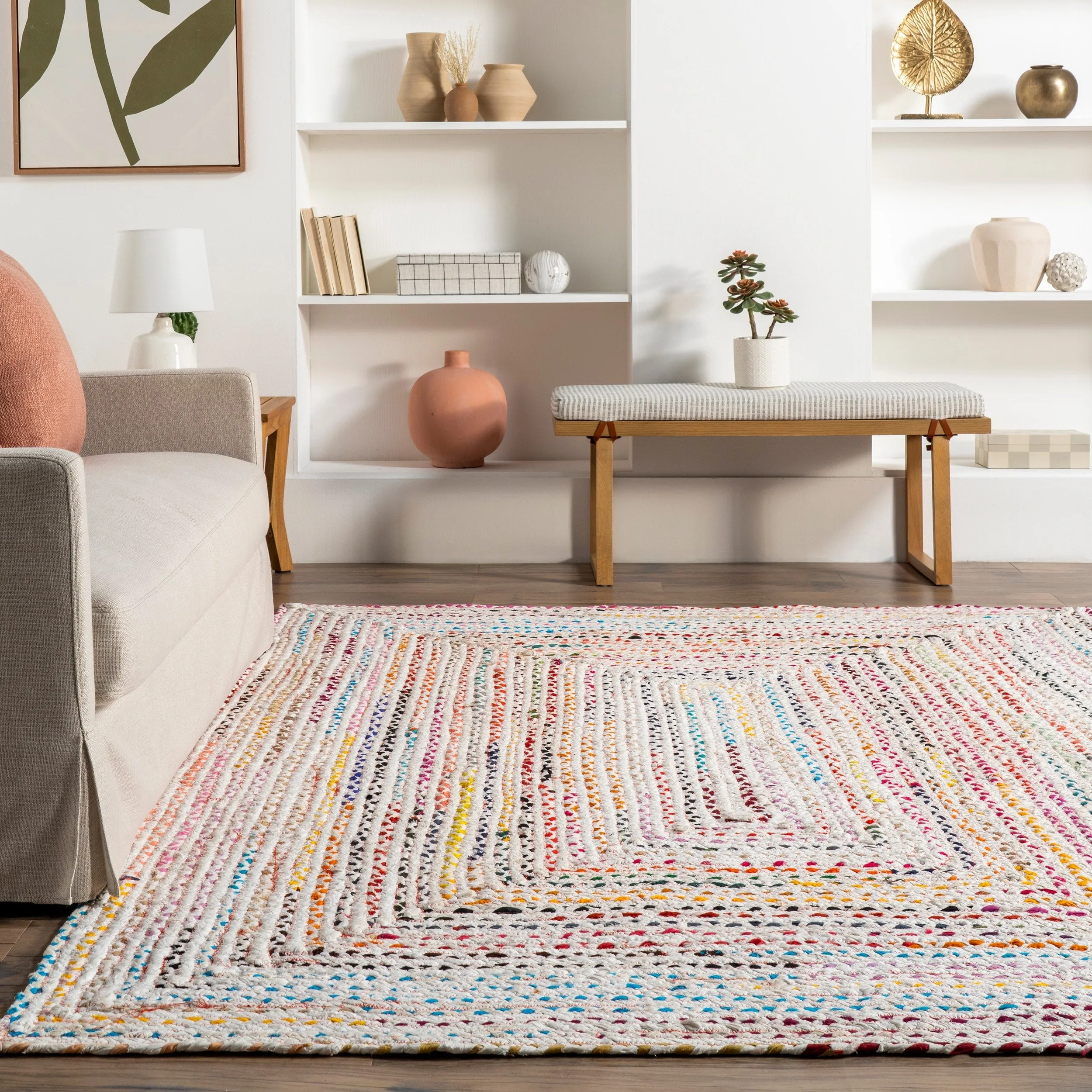 Nuloom Jessia Bohemian Cotton Area Rug