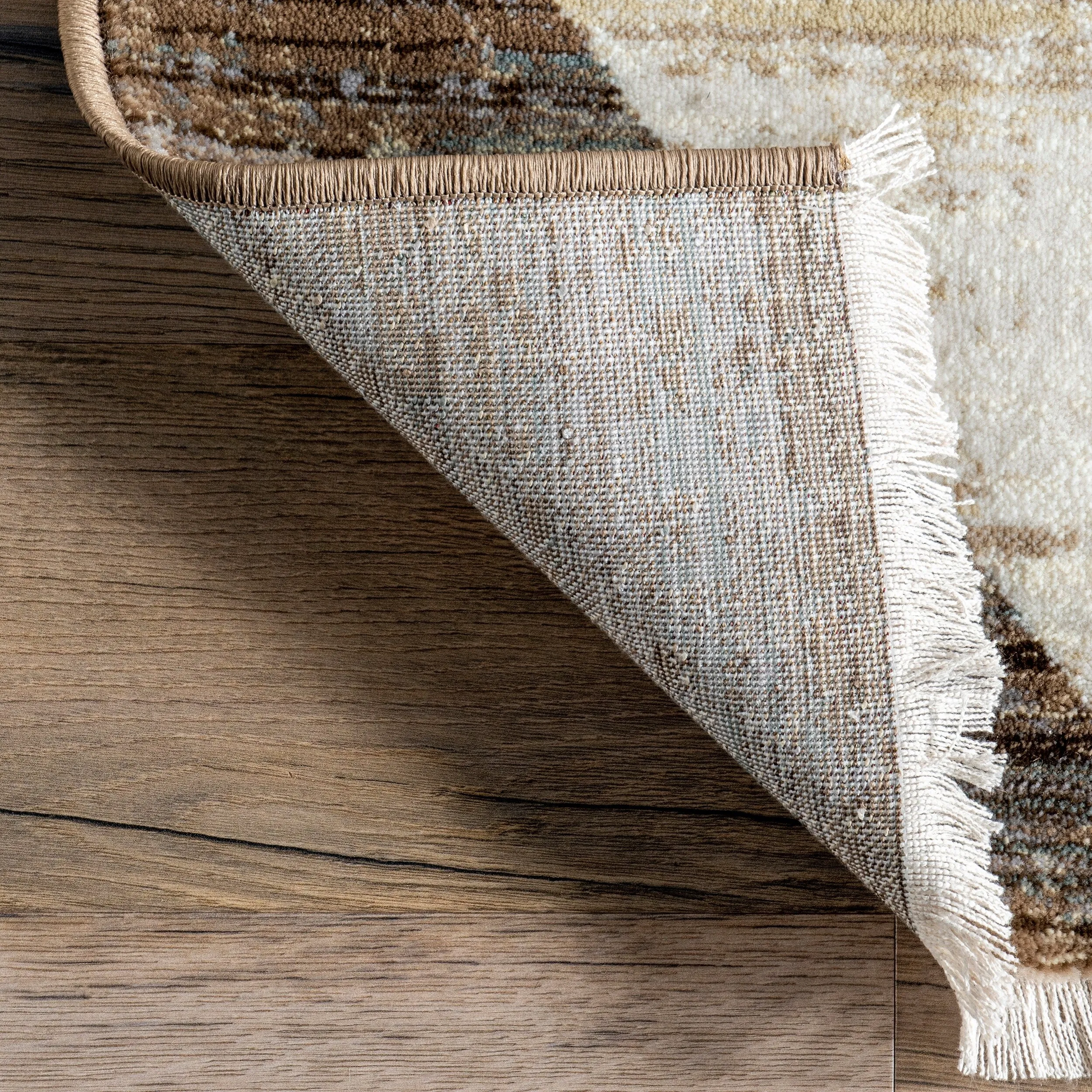 Nuloom Joseline Checkered Fringe Area Rug