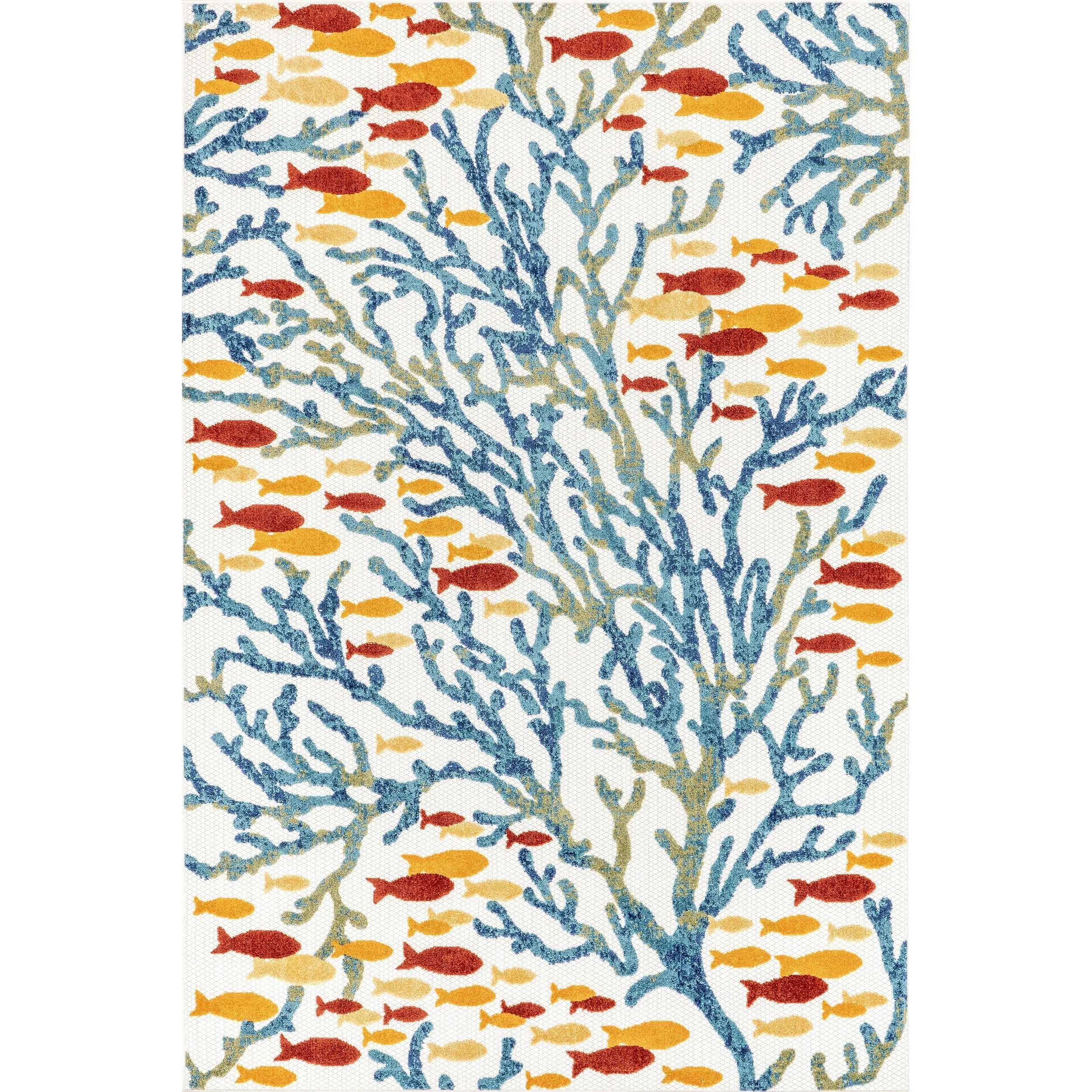 Nuloom Lidia Nautical Coral Indoor/Outdoor Area Rug