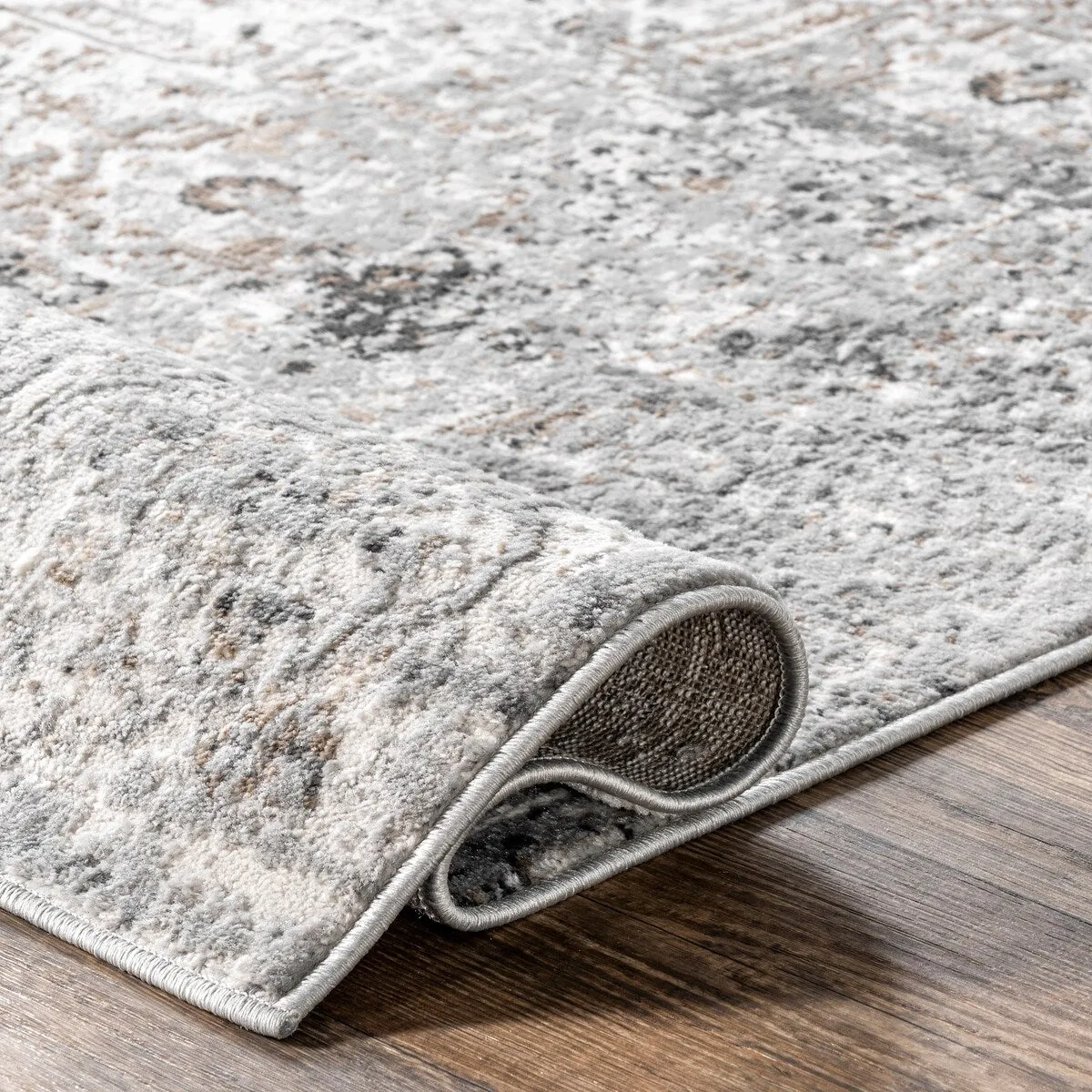 Nuloom Lola Distressed Medallion Area Rug