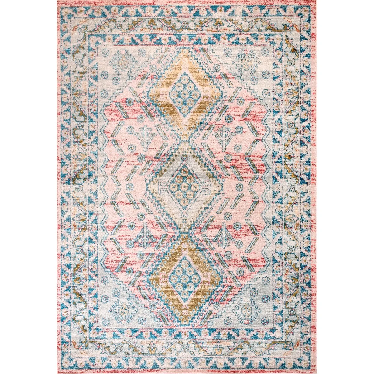 Nuloom Louise Tribal Diamond Area Rug