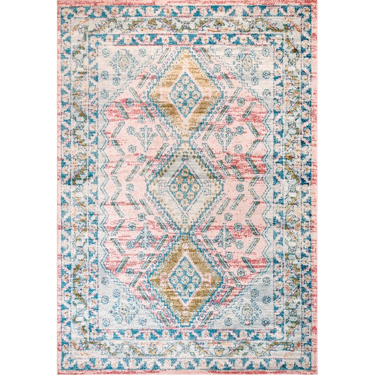 Nuloom Louise Tribal Diamond Area Rug