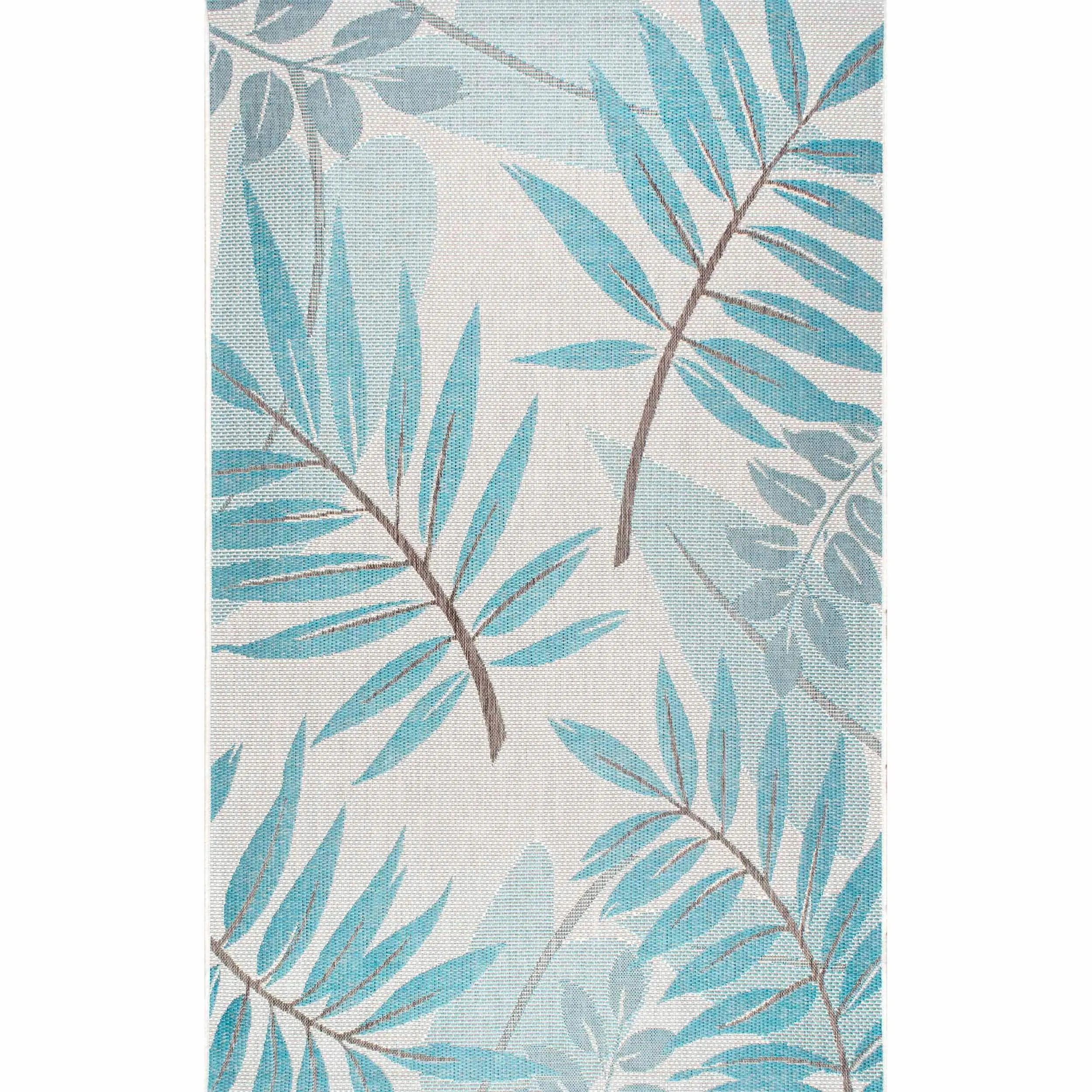 Nuloom Modern Floral Outdoor/ Indoor Porch Area Rug