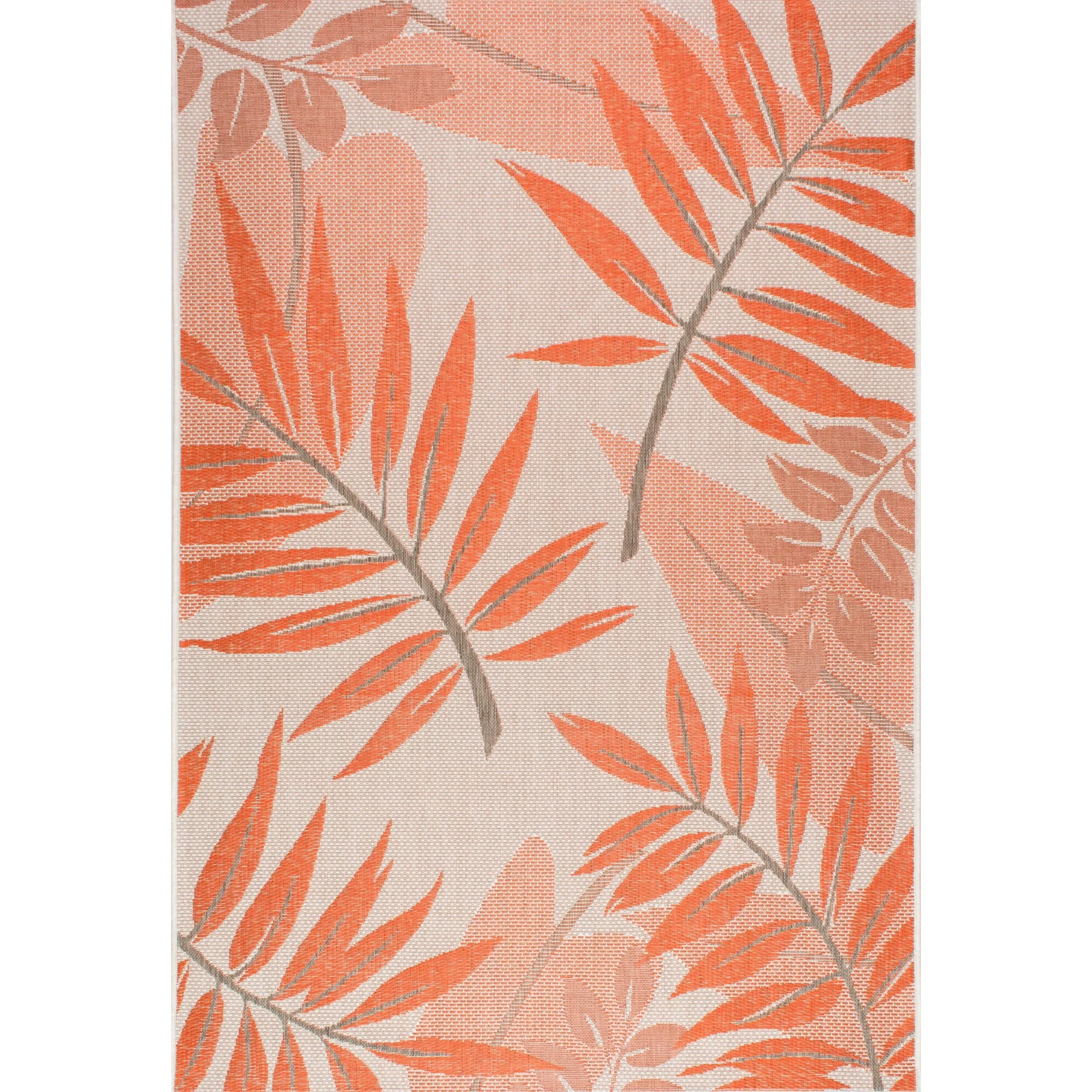 Nuloom Modern Floral Outdoor/ Indoor Porch Area Rug