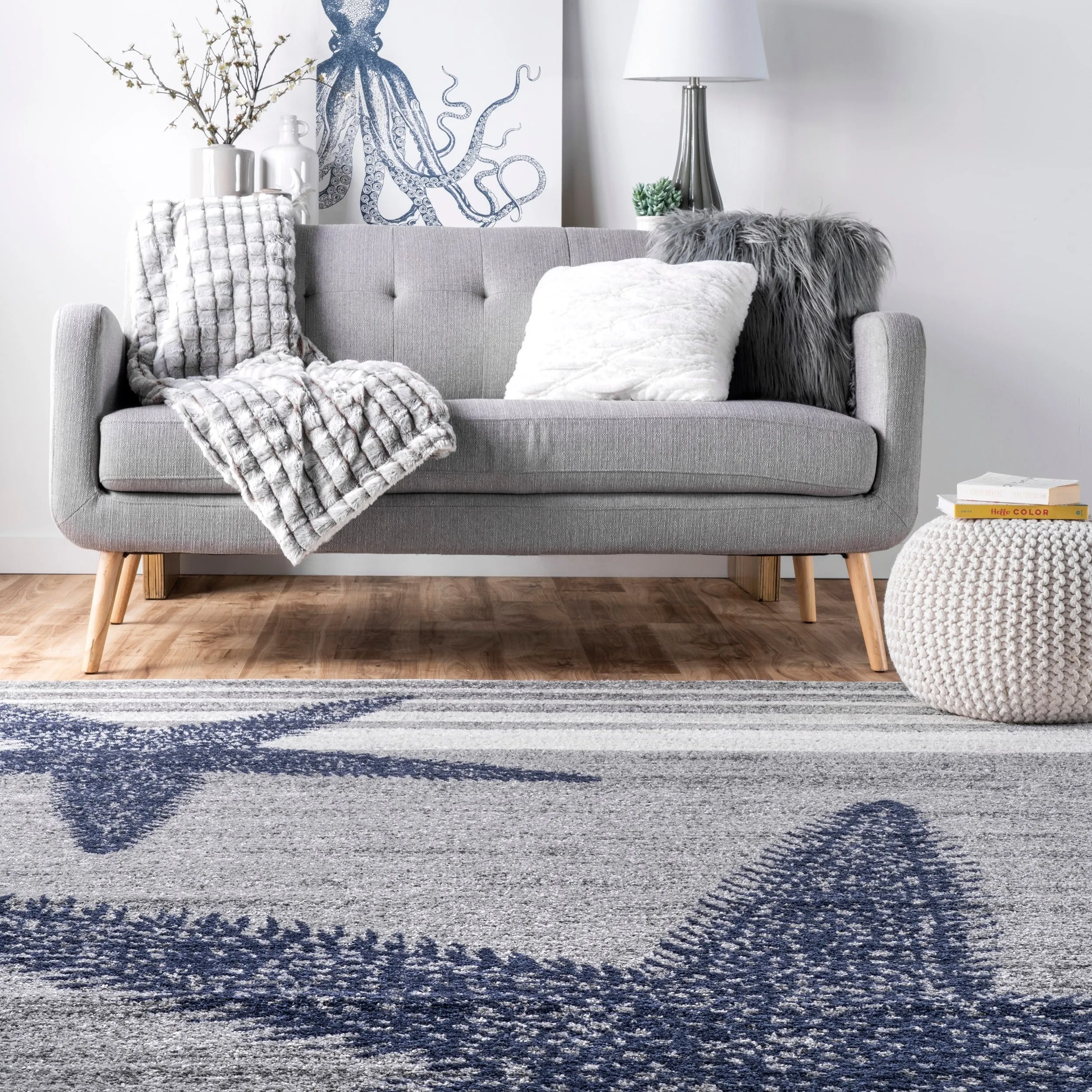 Nuloom Nidia Nautical Striped Area Rug