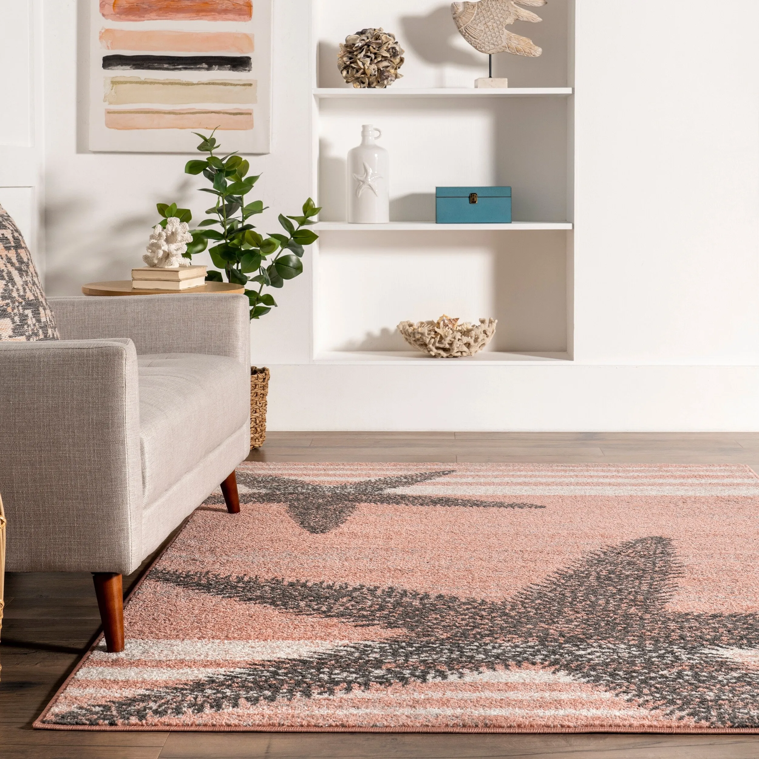 Nuloom Nidia Nautical Striped Area Rug