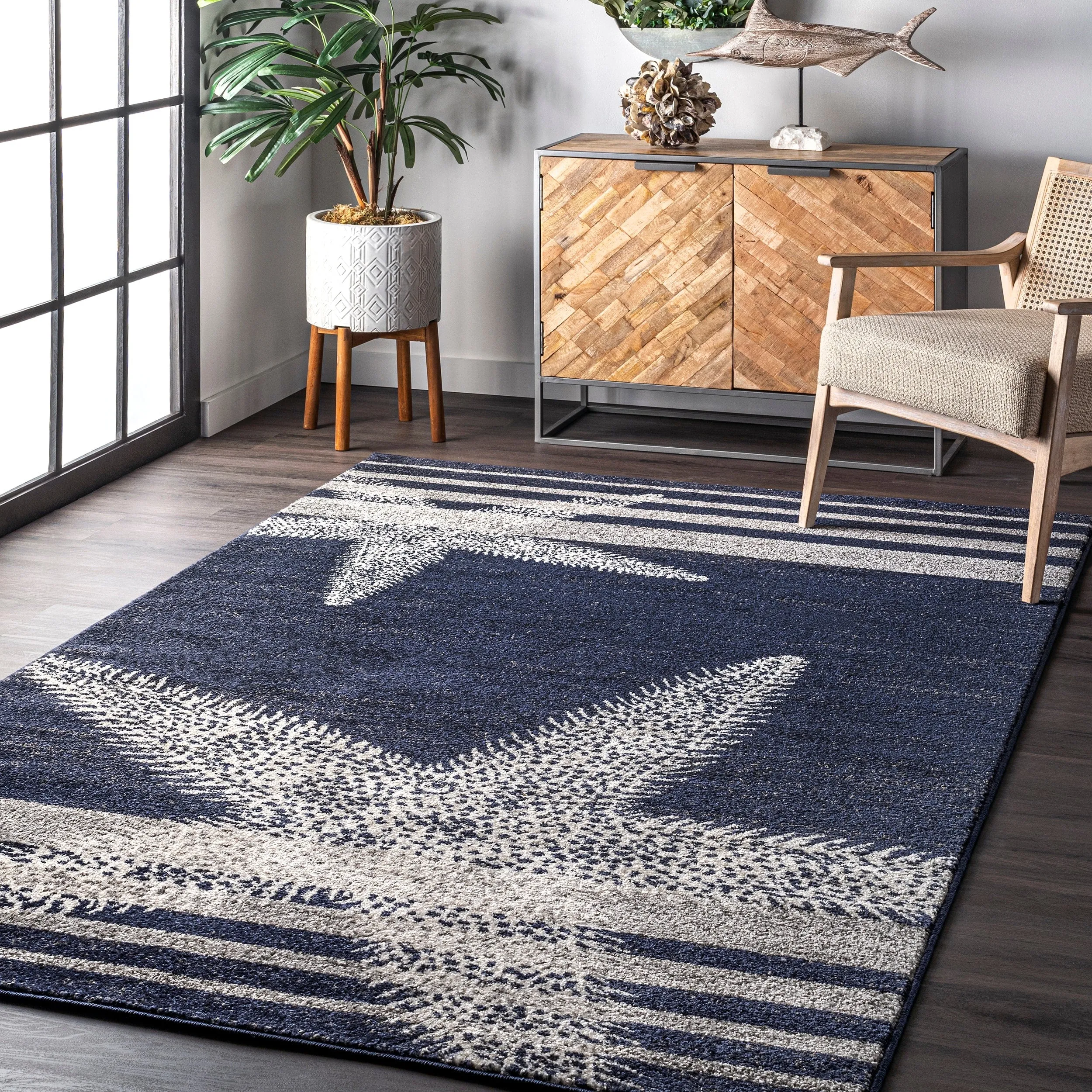 Nuloom Nidia Nautical Striped Area Rug