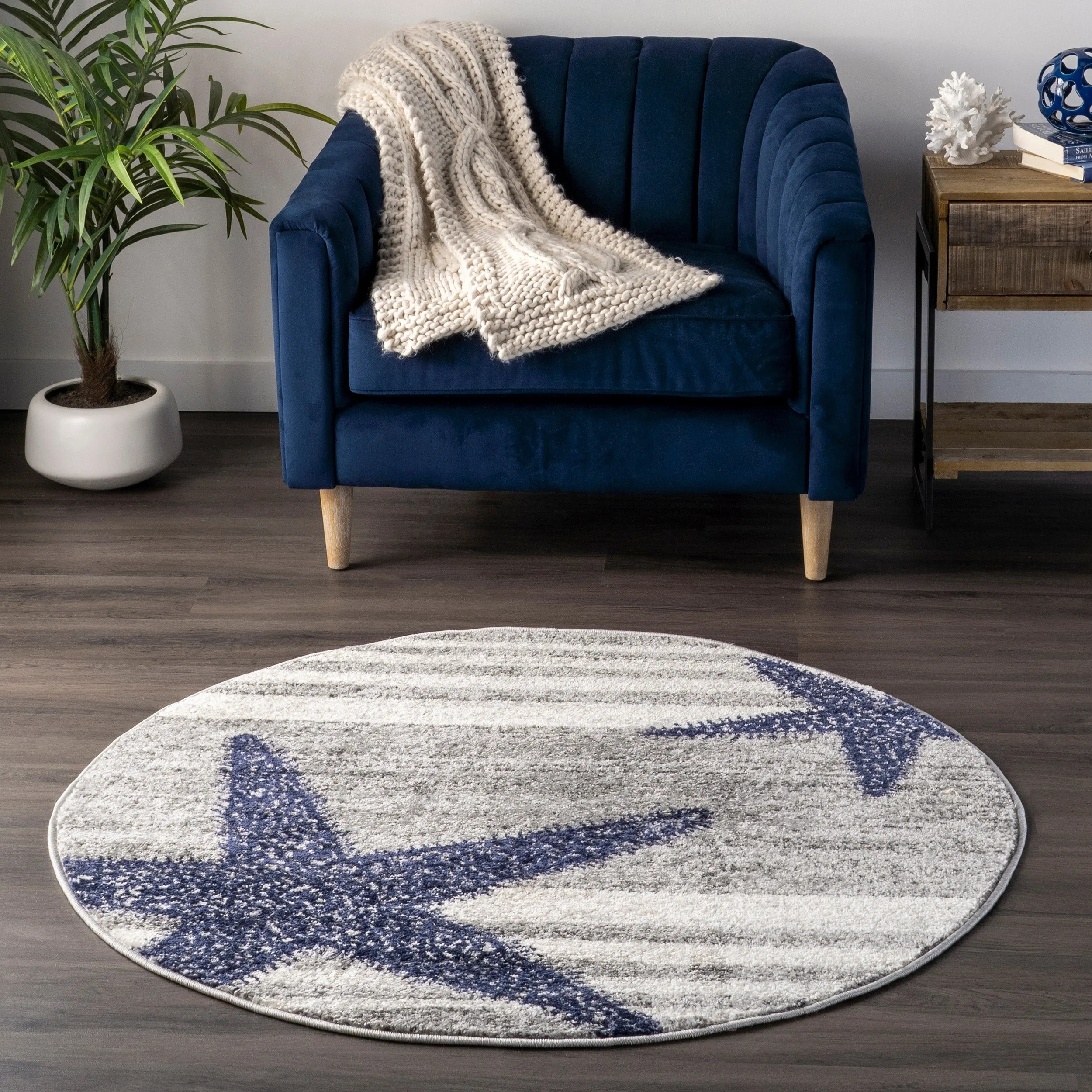Nuloom Nidia Nautical Striped Area Rug