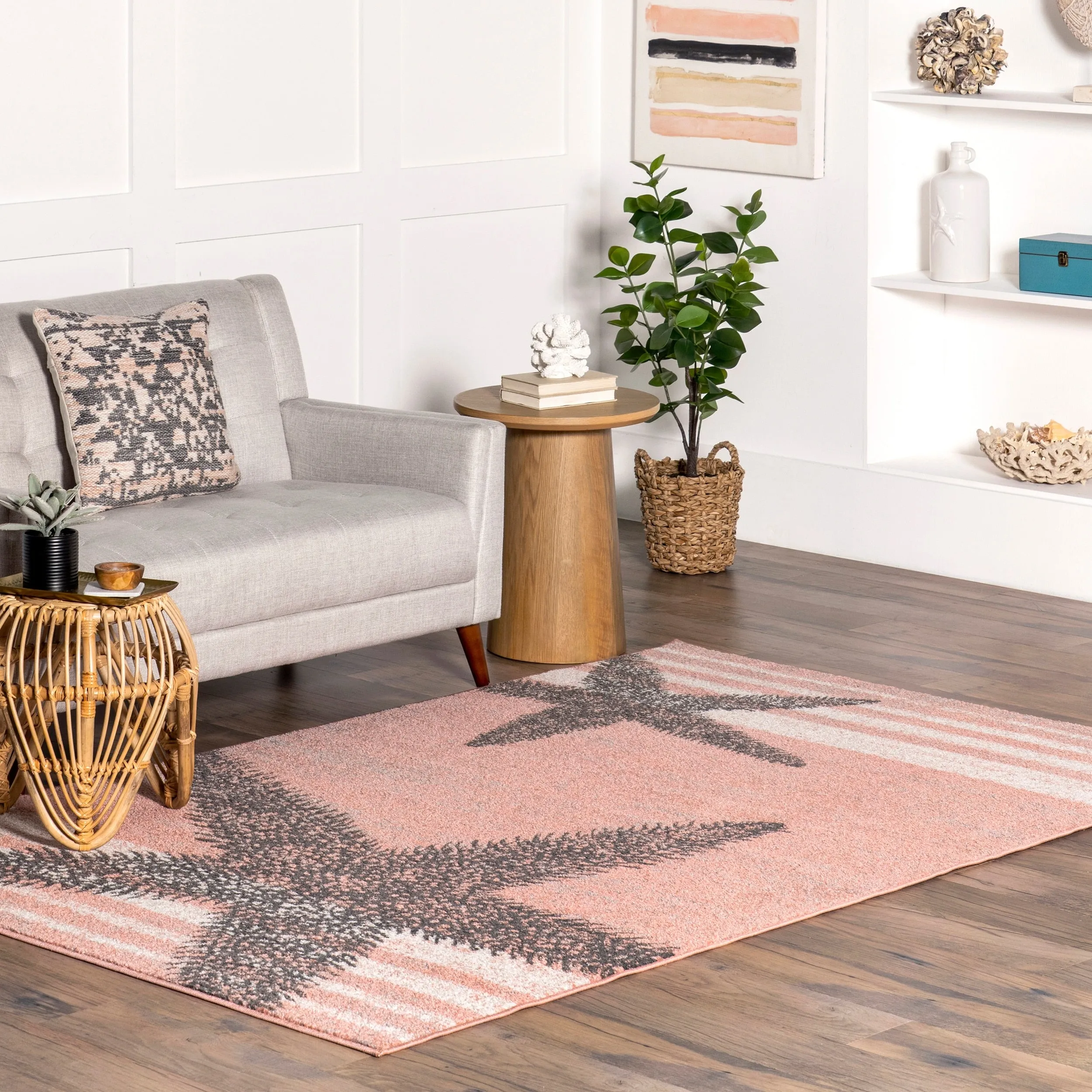 Nuloom Nidia Nautical Striped Area Rug