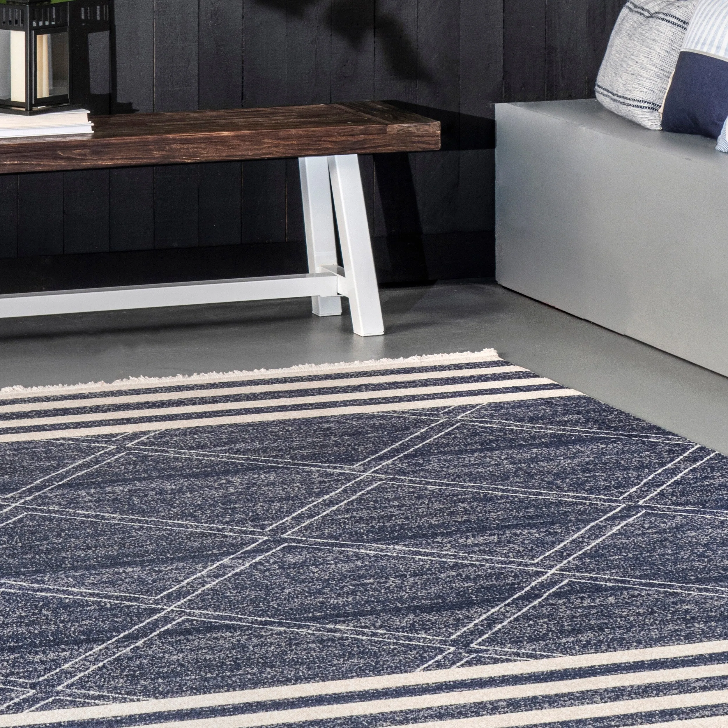 Nuloom Shasta Diamond Stripe Indoor/ Outdoor Area Rug
