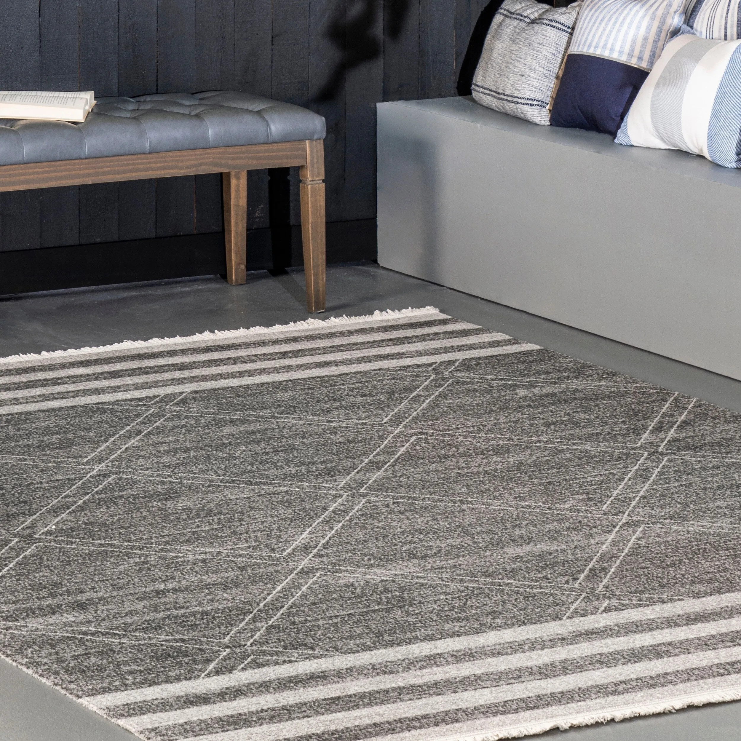 Nuloom Shasta Diamond Stripe Indoor/ Outdoor Area Rug