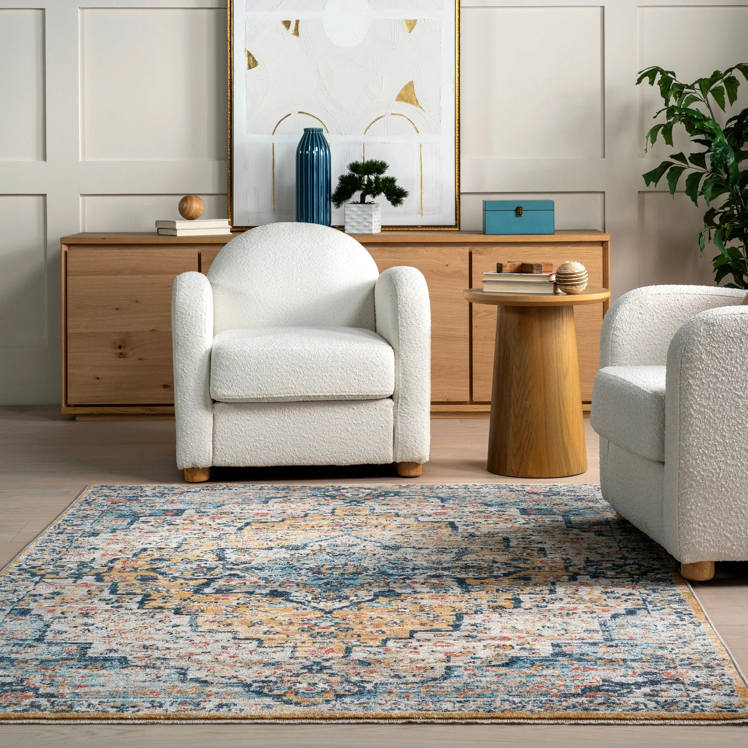 Nuloom Signe Faded Transitional Area Rug