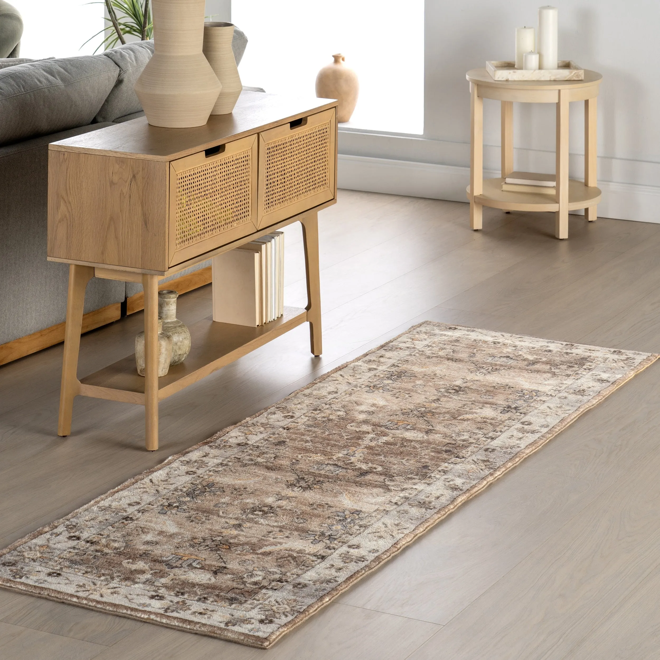 Nuloom Tansy Traditional Vintage Machine Washable Area Rug