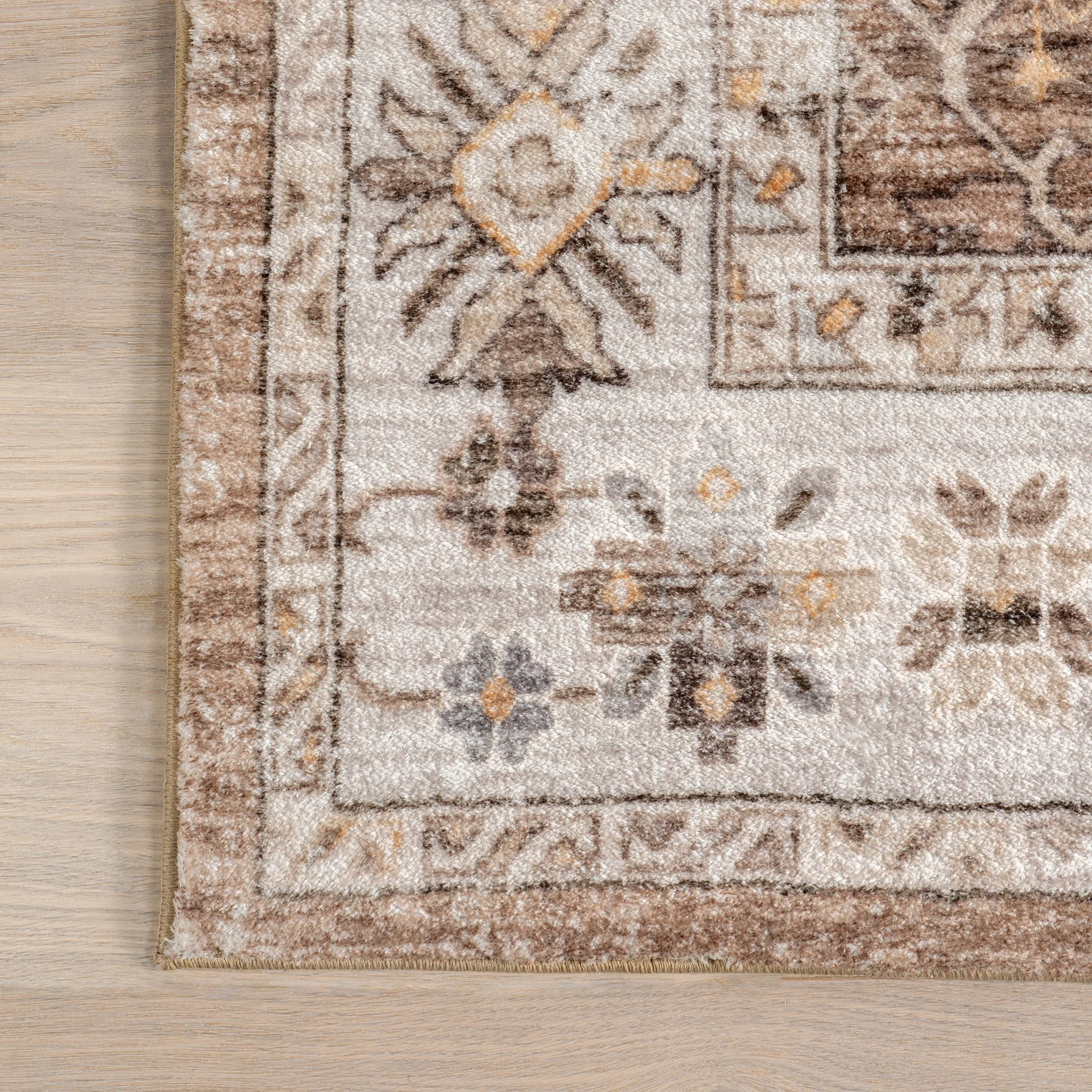 Nuloom Tansy Traditional Vintage Machine Washable Area Rug