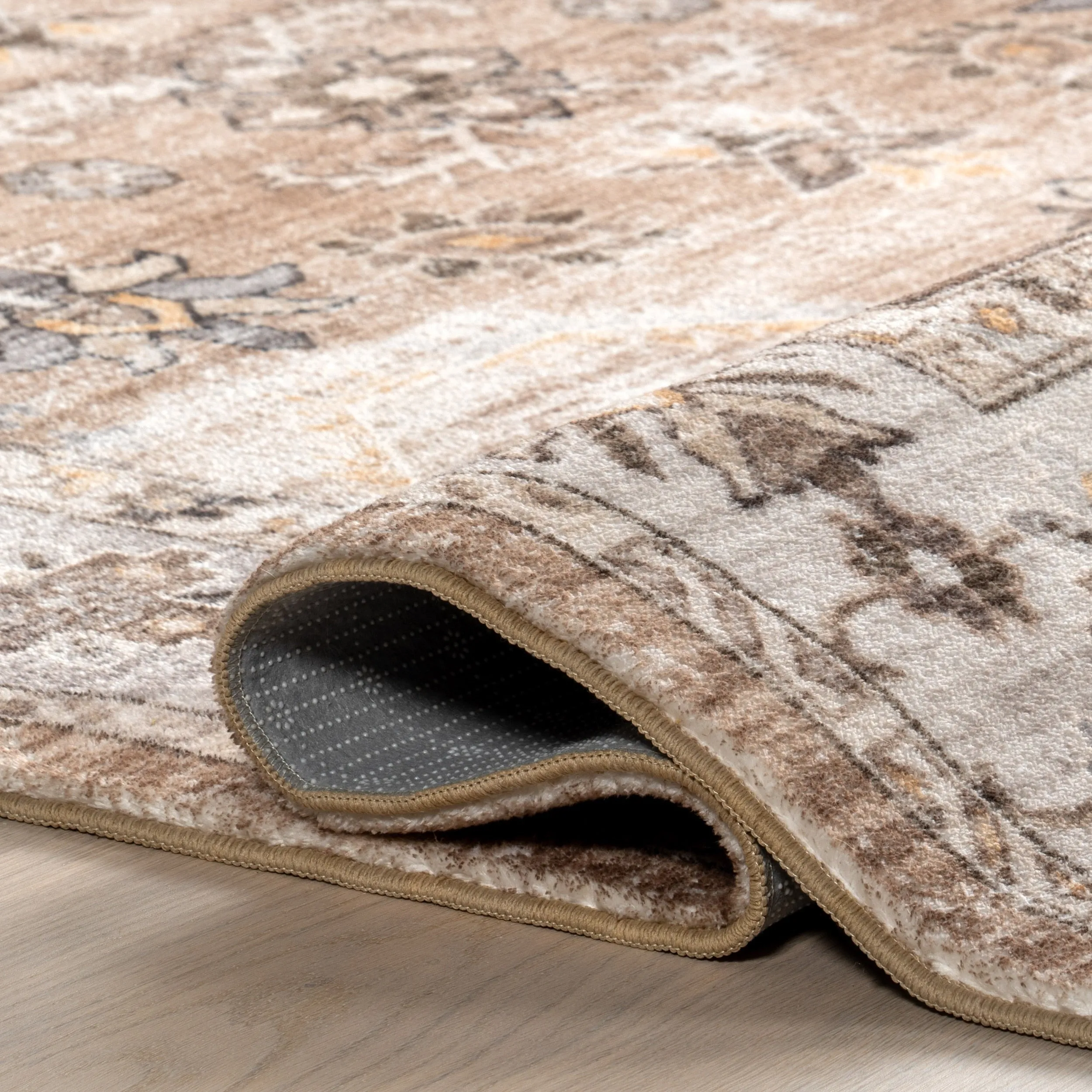 Nuloom Tansy Traditional Vintage Machine Washable Area Rug