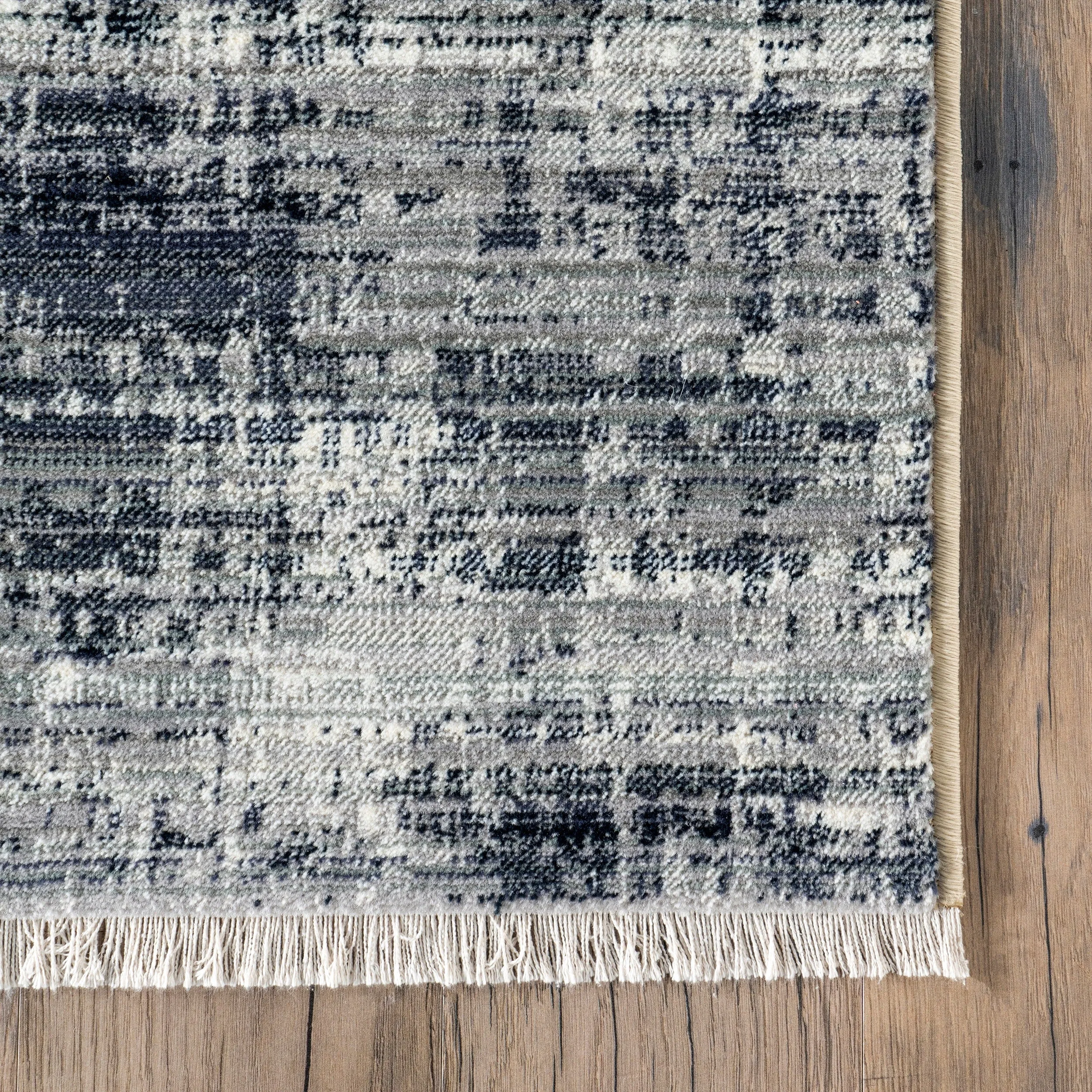 Nuloom Vickie Abstract Fringe Area Rug