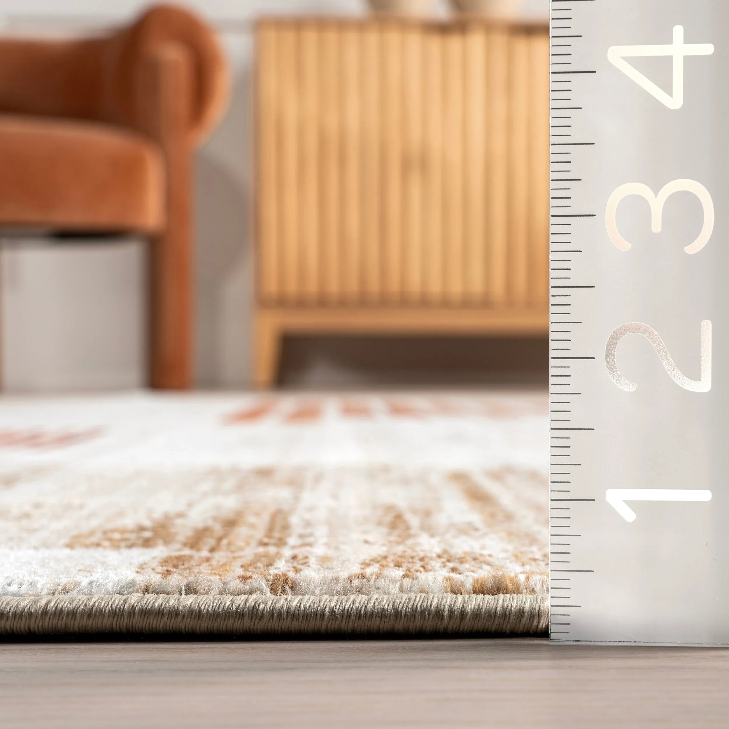 Nuloom Vickie Abstract Fringe Area Rug