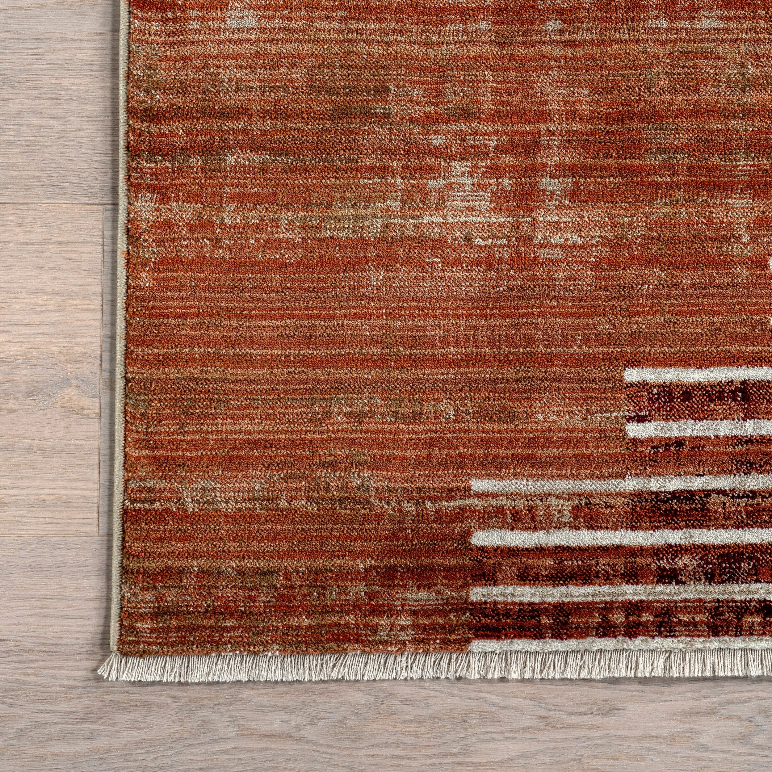 Nuloom Vickie Abstract Fringe Area Rug