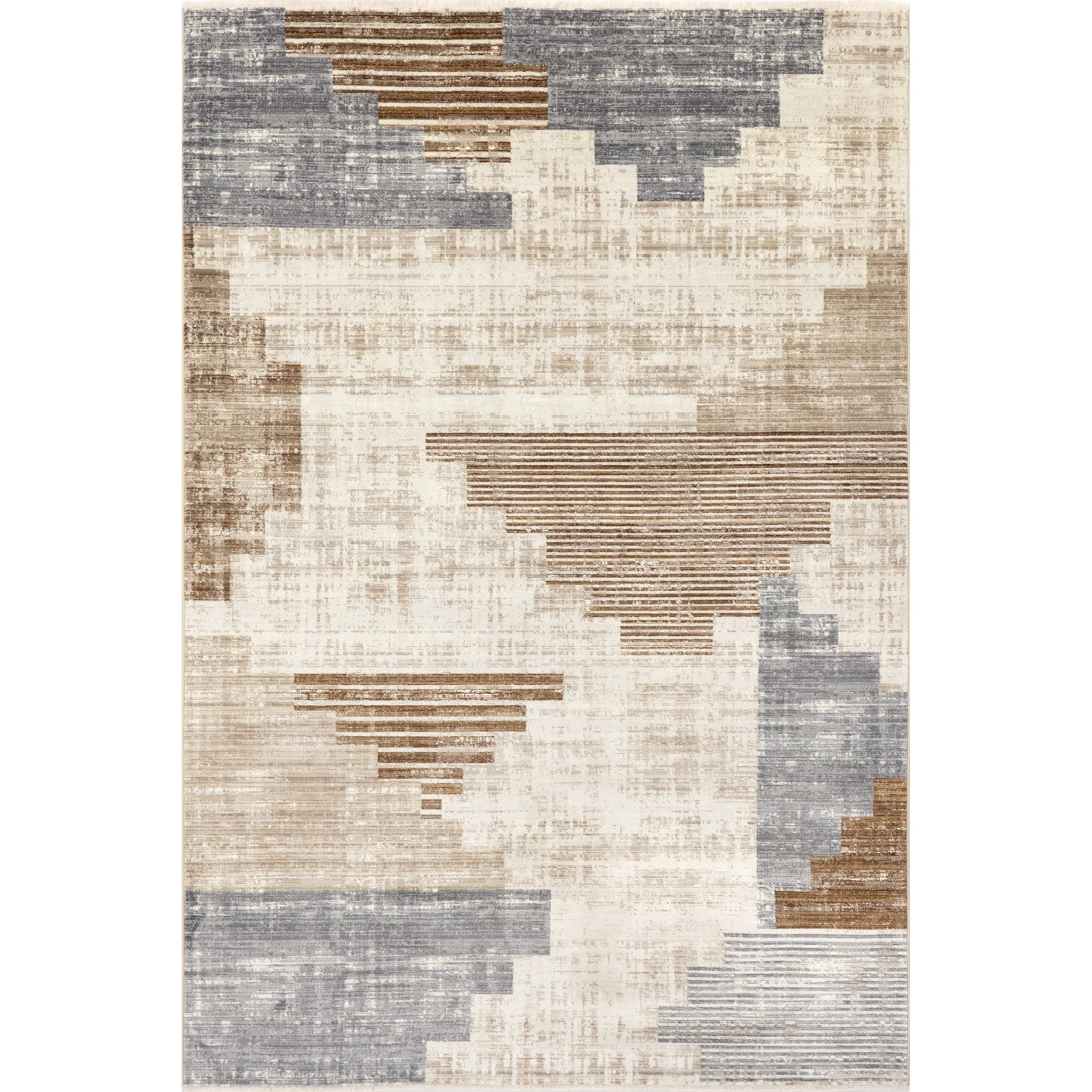 Nuloom Vickie Abstract Fringe Area Rug