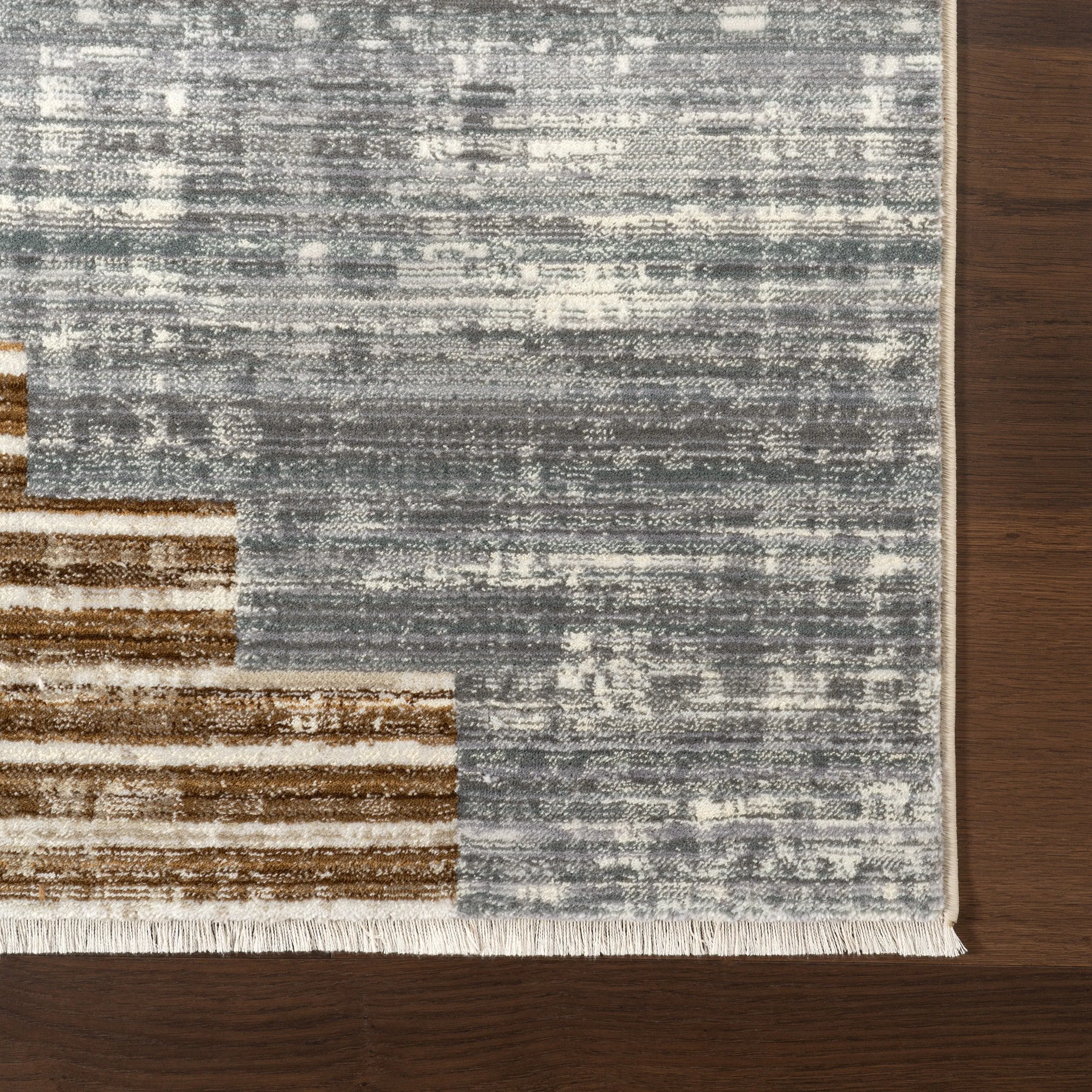 Nuloom Vickie Abstract Fringe Area Rug