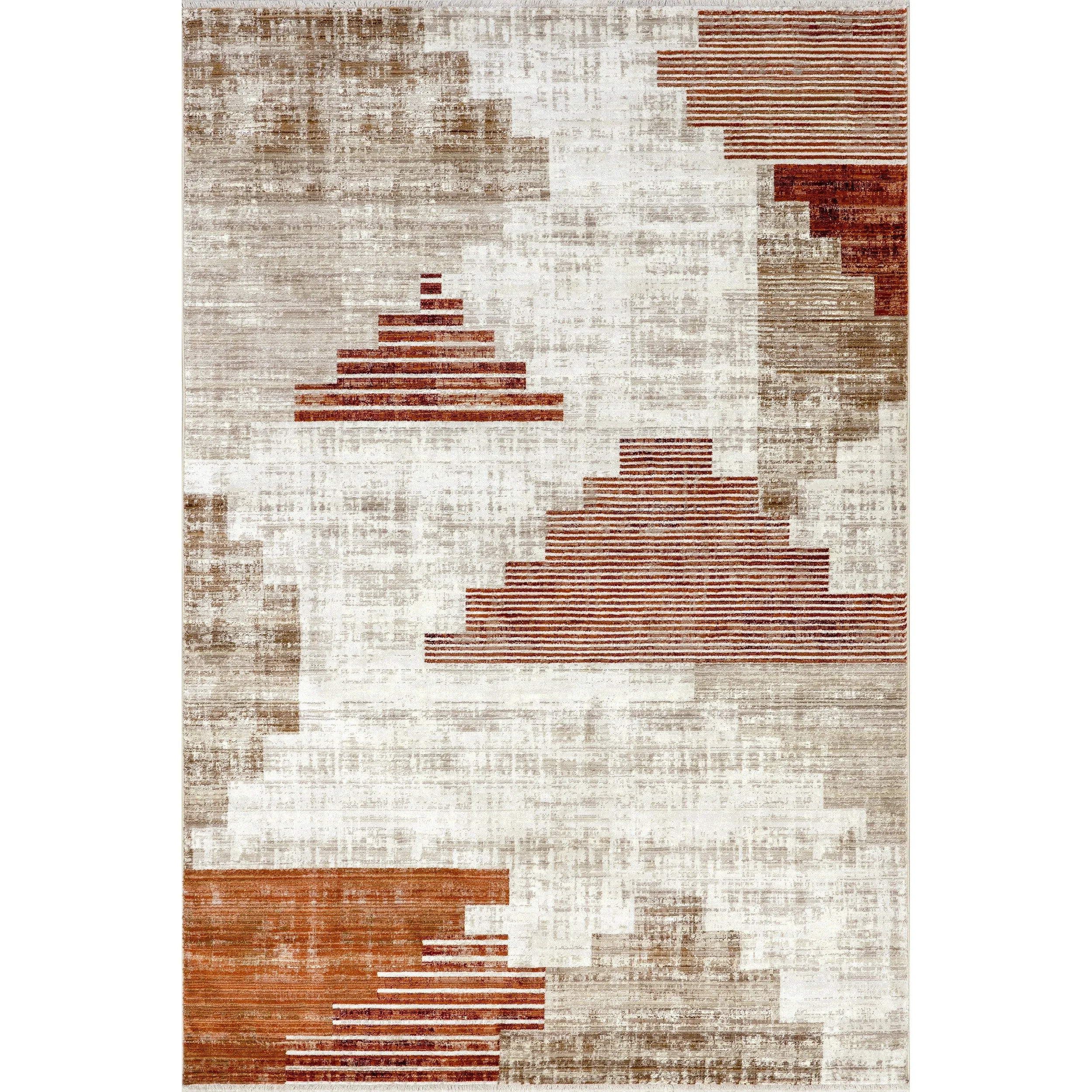 Nuloom Vickie Abstract Fringe Area Rug