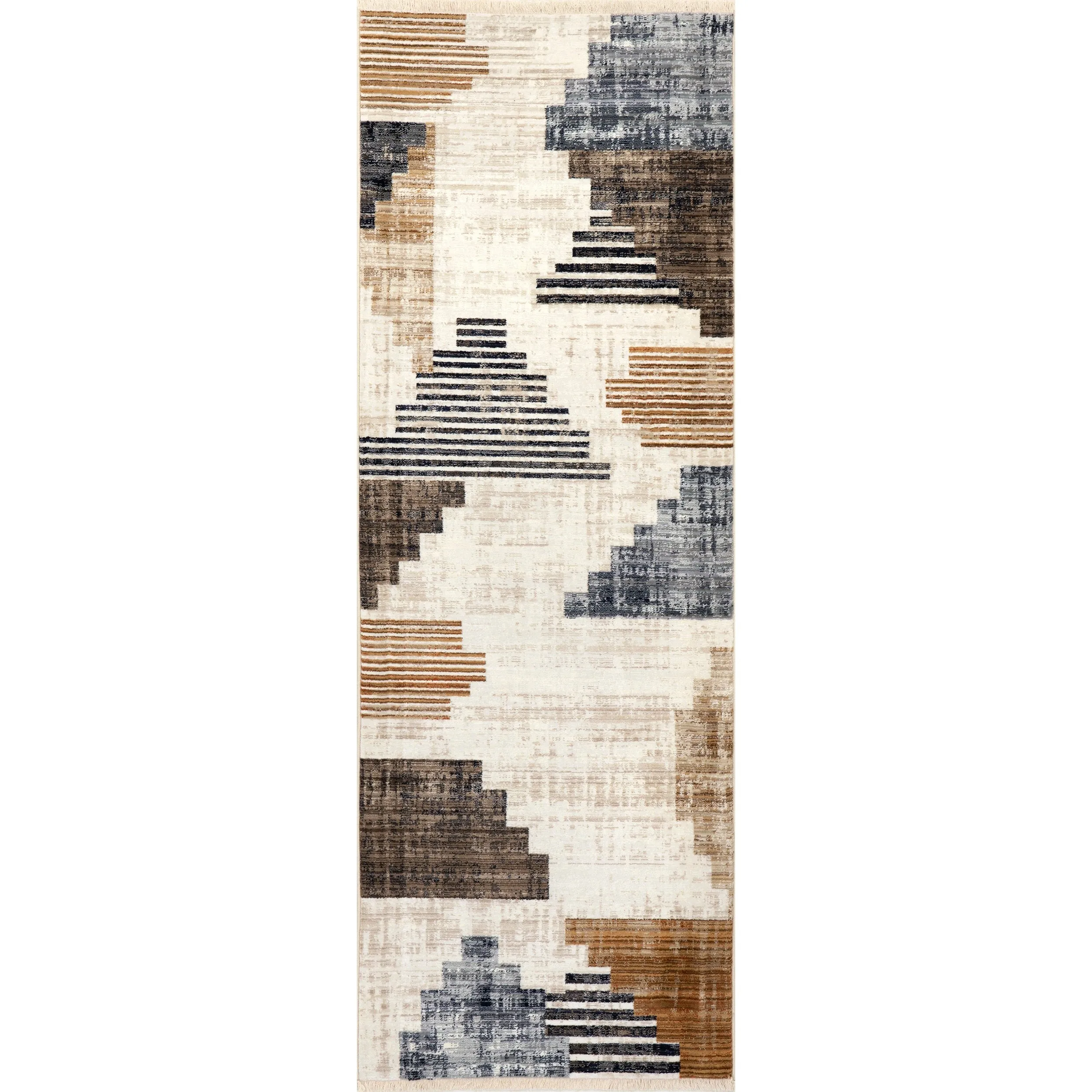 Nuloom Vickie Abstract Fringe Area Rug
