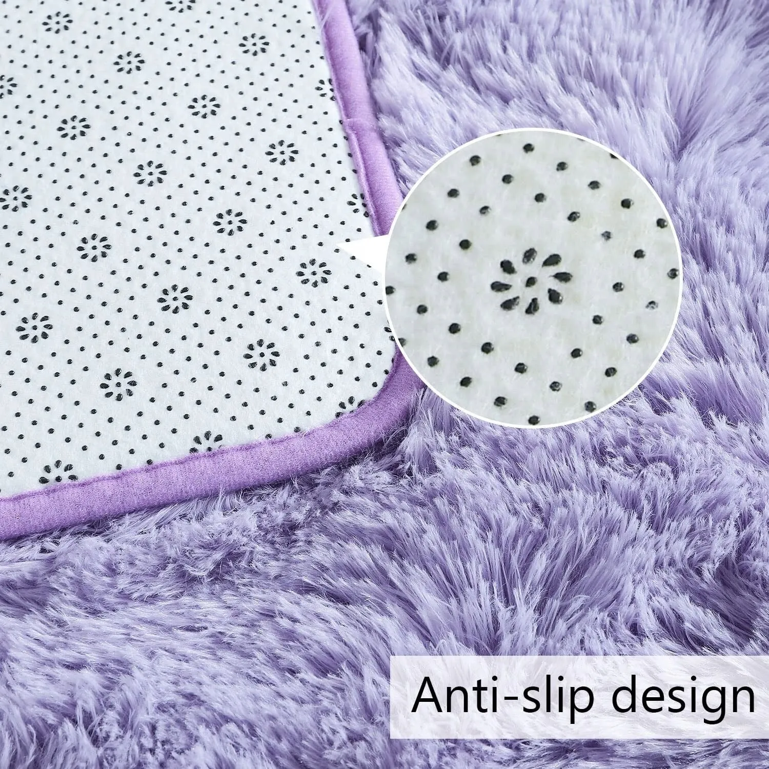 Nursery Decor Area Rug Fuzzy Carpet for Kids Children Play Mat