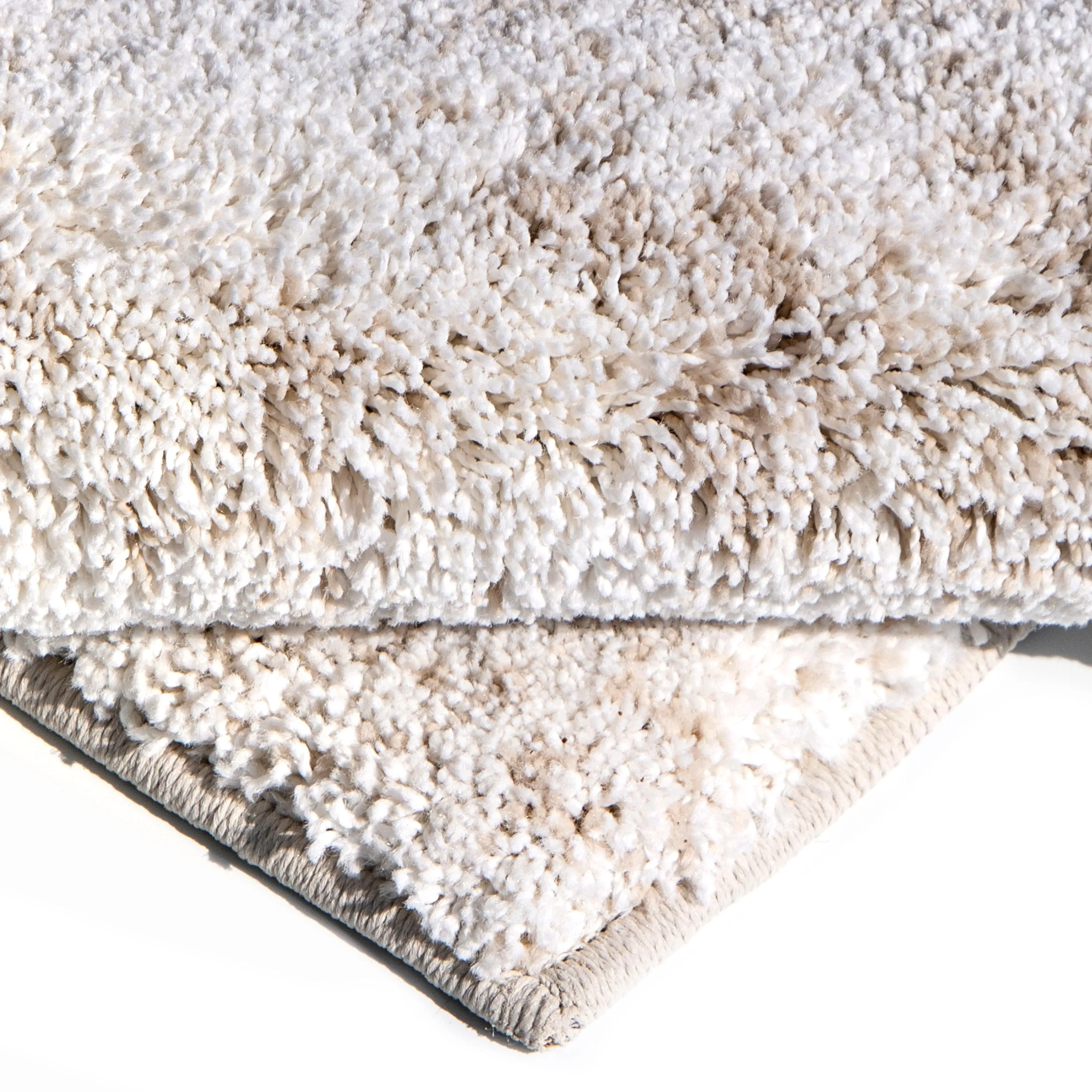 Orian Rugs Cloud 19 Solid Mix Cream Solid Stain Resistant Area Rug
