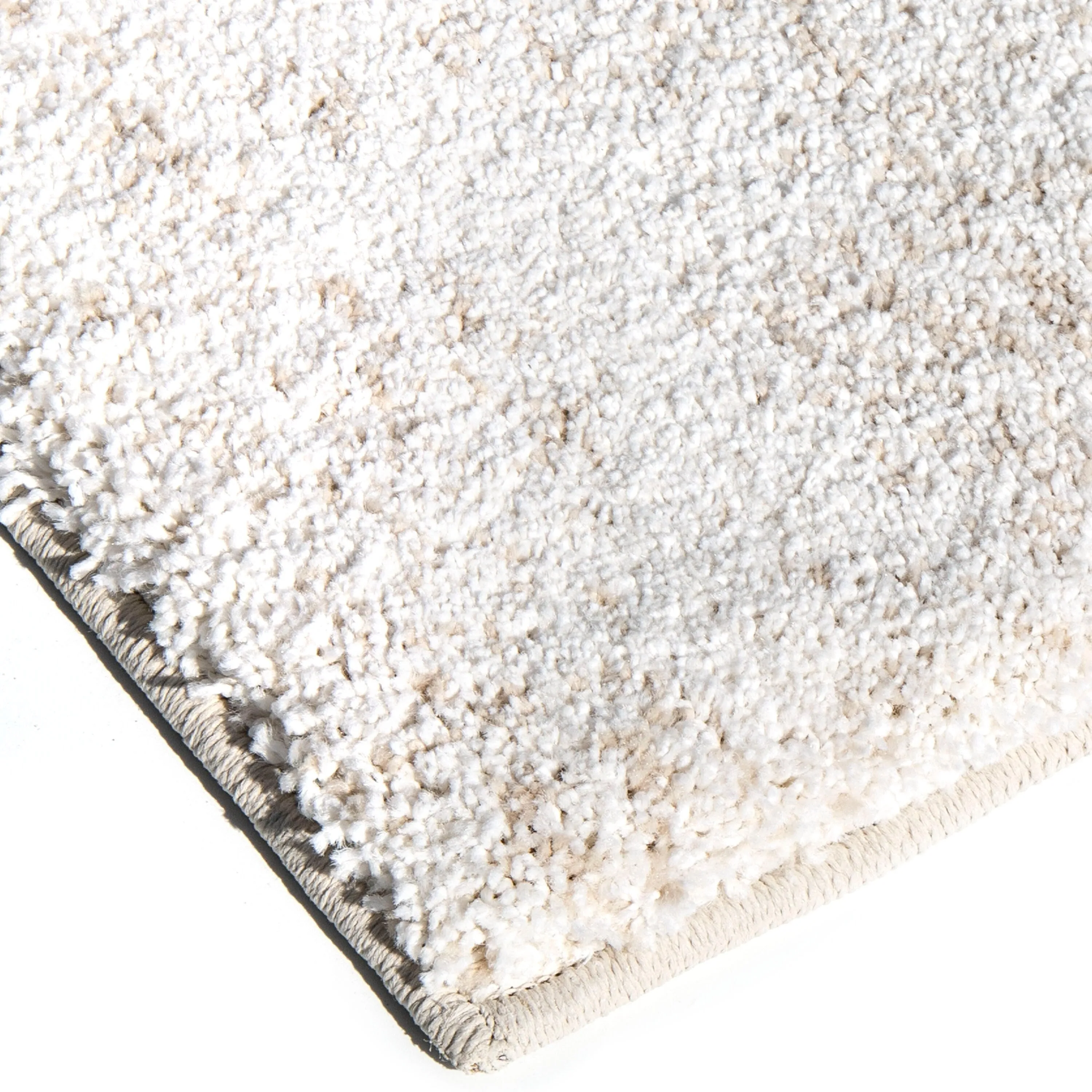 Orian Rugs Cloud 19 Solid Mix Cream Solid Stain Resistant Area Rug