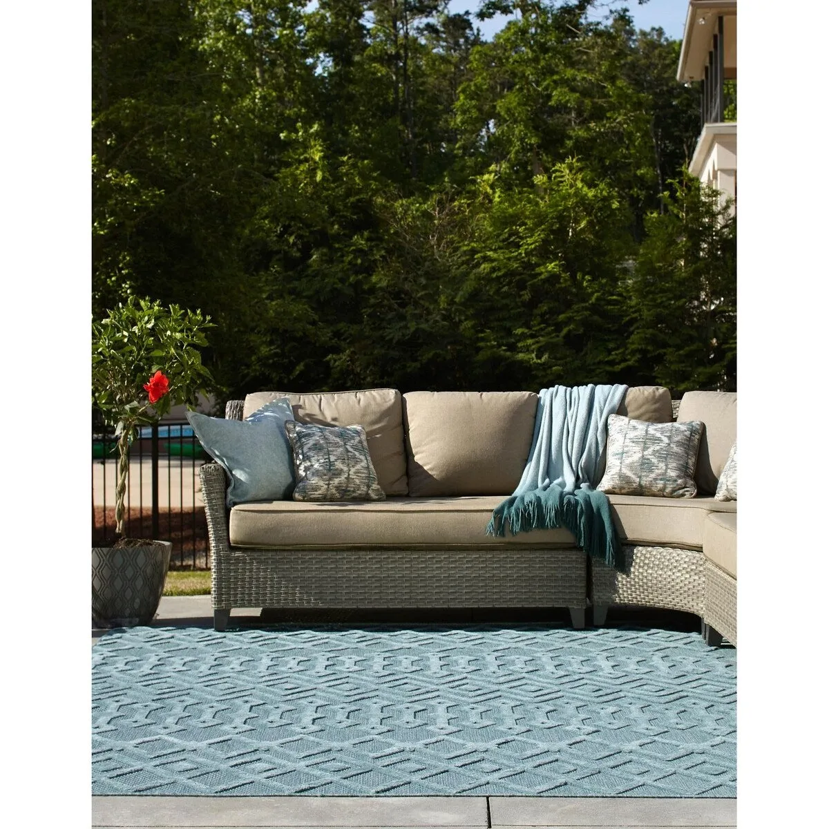 Outdoor Haversham Collection Area Rug