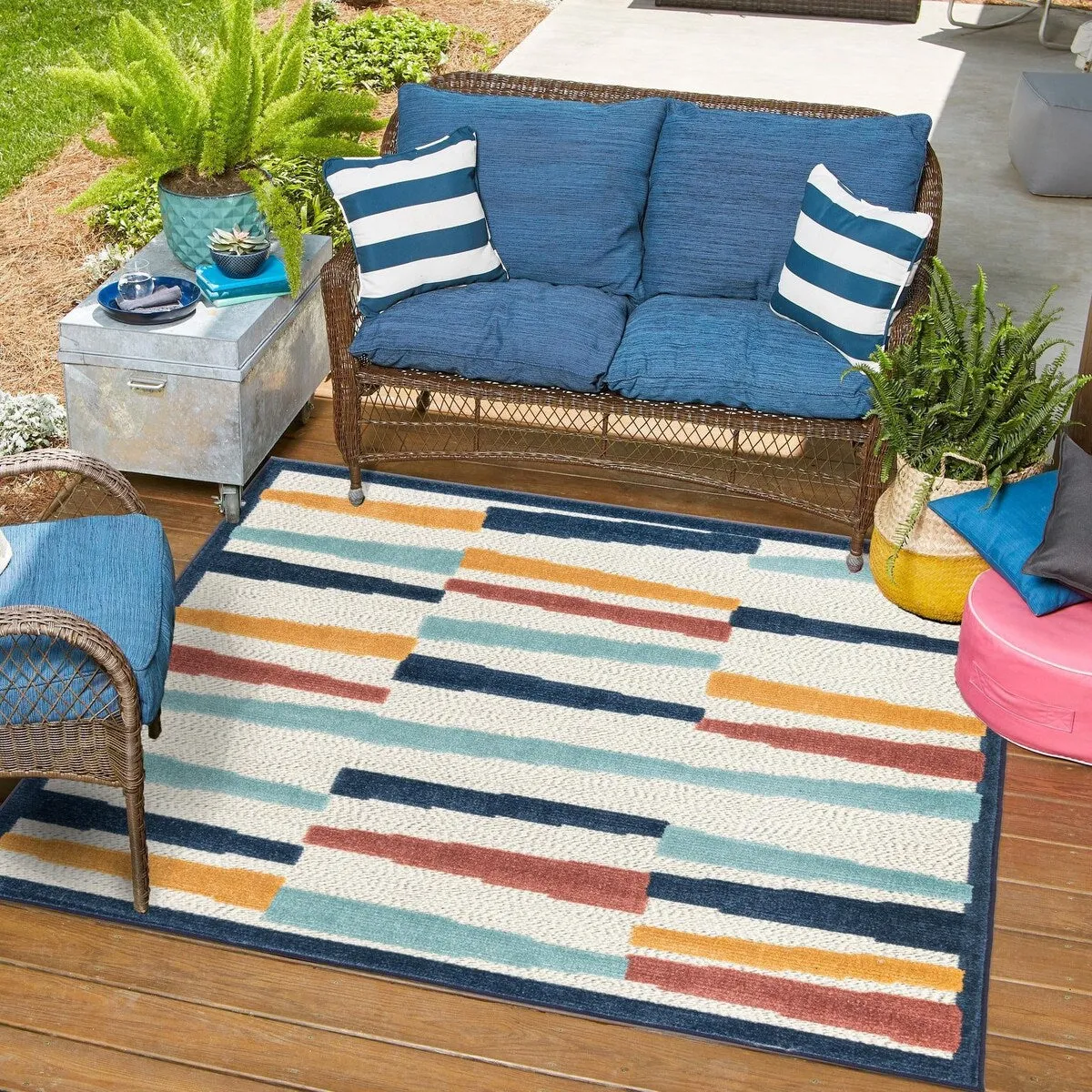 Outdoor Helena Collection Area Rug