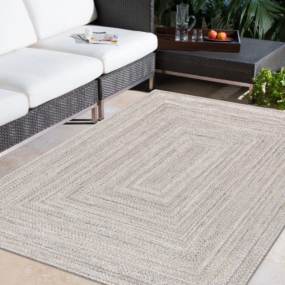 Pasargad Home Lagos Braided Indoor/Outdoor Area Rug