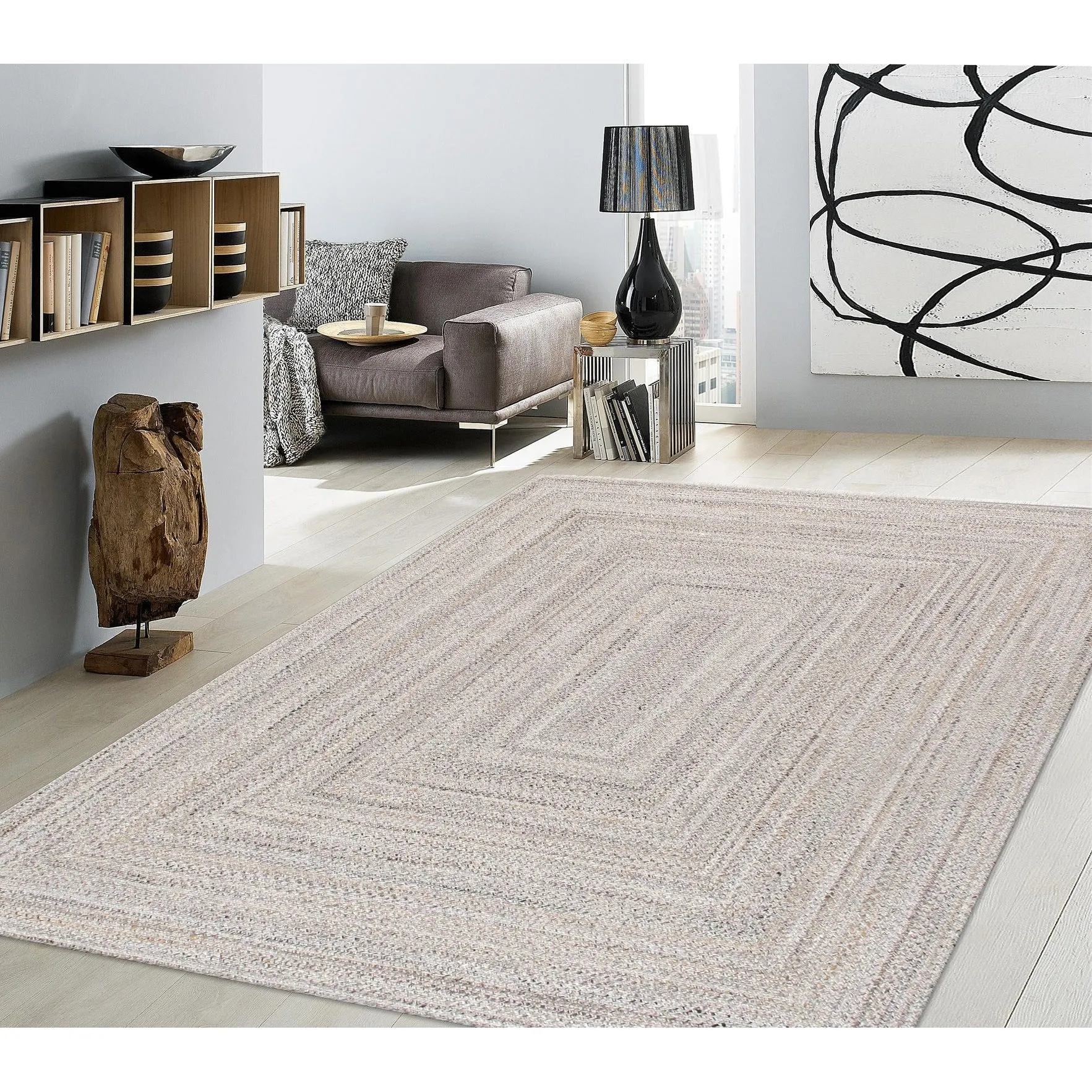 Pasargad Home Lagos Braided Indoor/Outdoor Area Rug