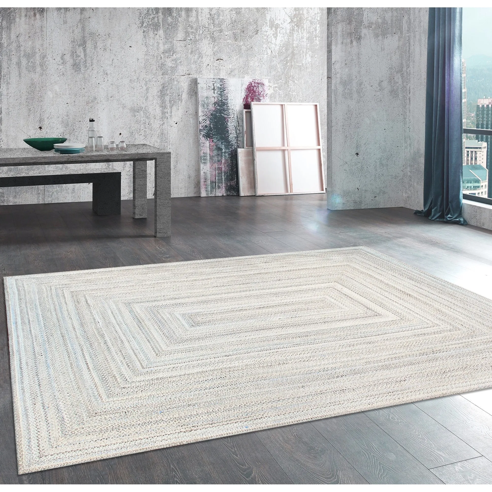 Pasargad Home Lagos Braided Indoor/Outdoor Area Rug