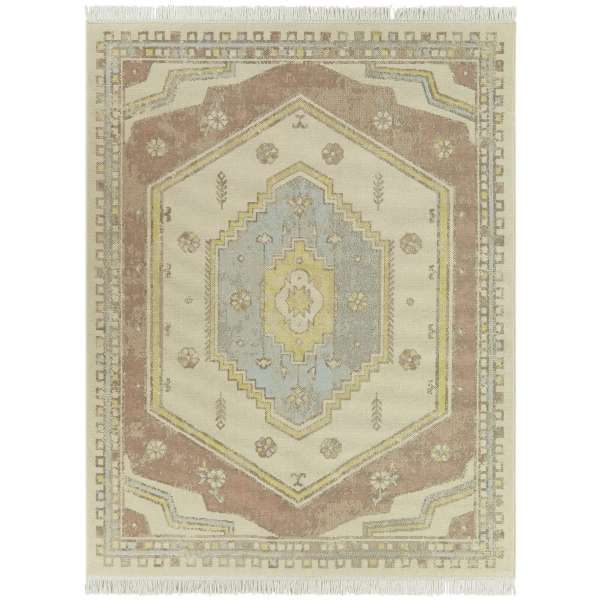 Penrose Traditional Medallion Recycled Area Rug