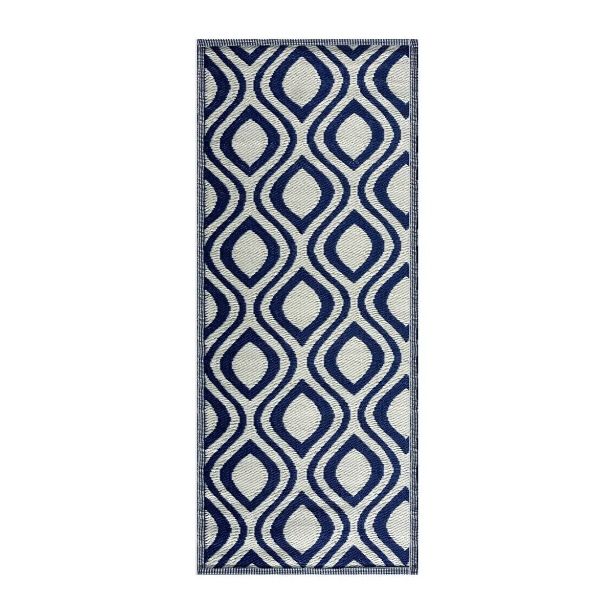 Playa Rug Outdoor Recycled Reversible Plastic Folded Mat/Rug Venice Collection Lightweight & Weather. Water and UV Resistant
