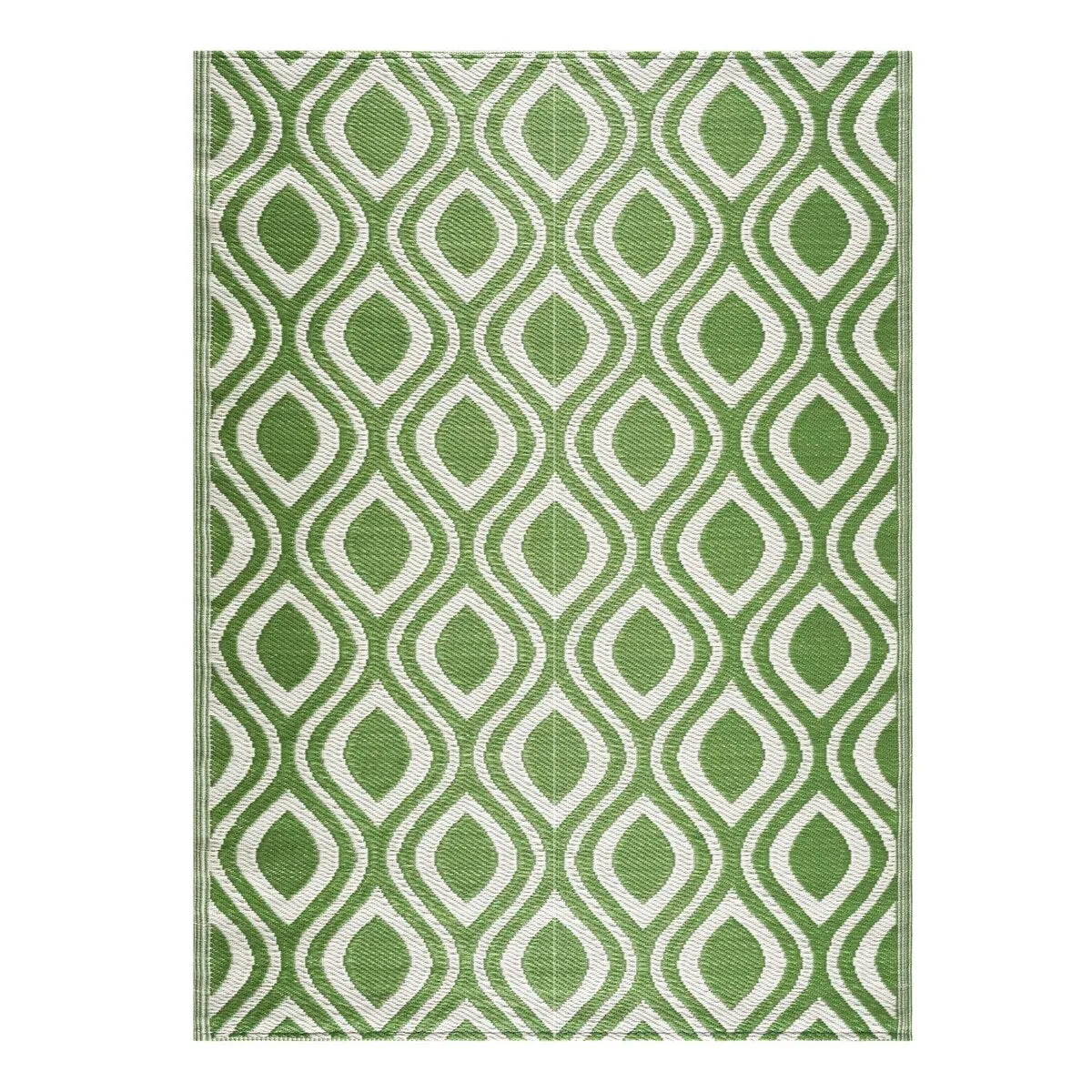 Playa Rug Outdoor Recycled Reversible Plastic Folded Mat/Rug Venice Collection Lightweight & Weather. Water and UV Resistant