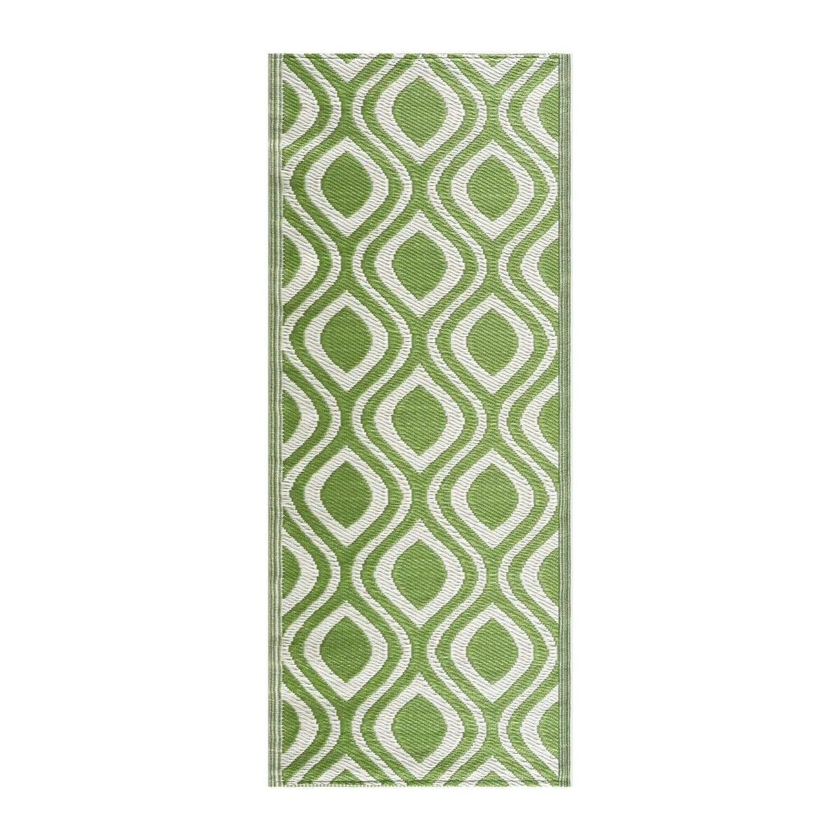 Playa Rug Outdoor Recycled Reversible Plastic Folded Mat/Rug Venice Collection Lightweight & Weather. Water and UV Resistant
