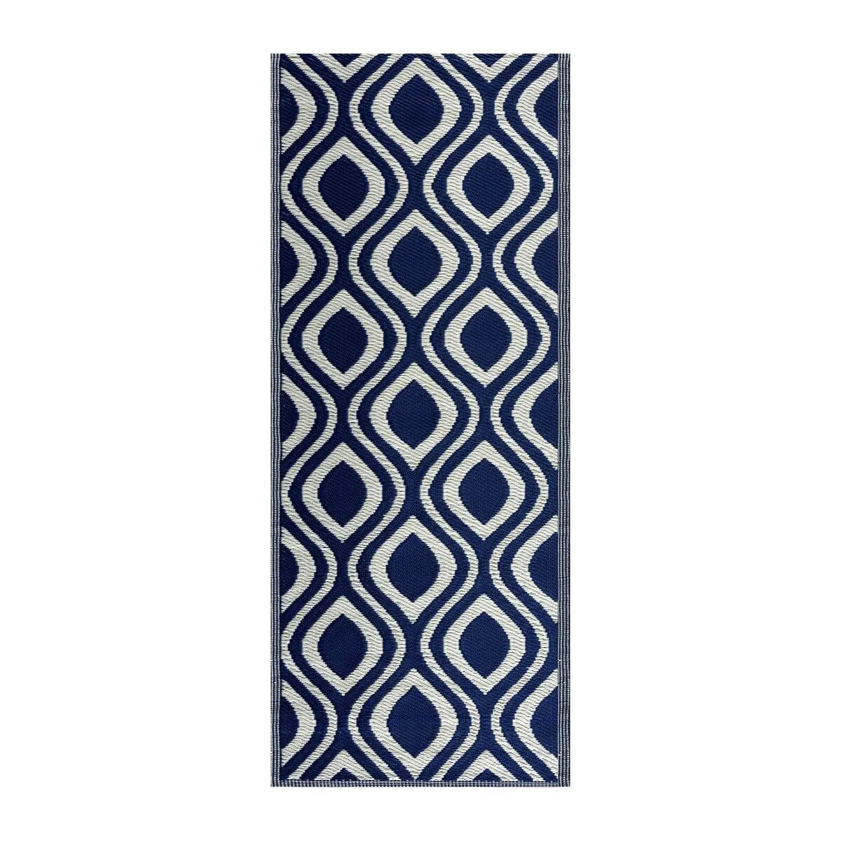Playa Rug Outdoor Recycled Reversible Plastic Folded Mat/Rug Venice Collection Lightweight & Weather. Water and UV Resistant
