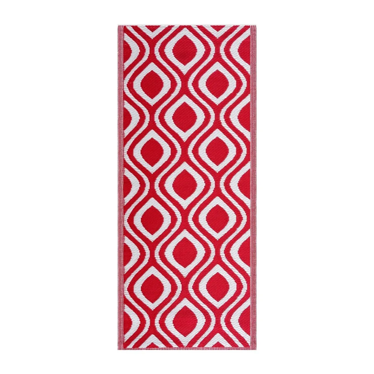 Playa Rug Outdoor Recycled Reversible Plastic Folded Mat/Rug Venice Collection Lightweight & Weather. Water and UV Resistant