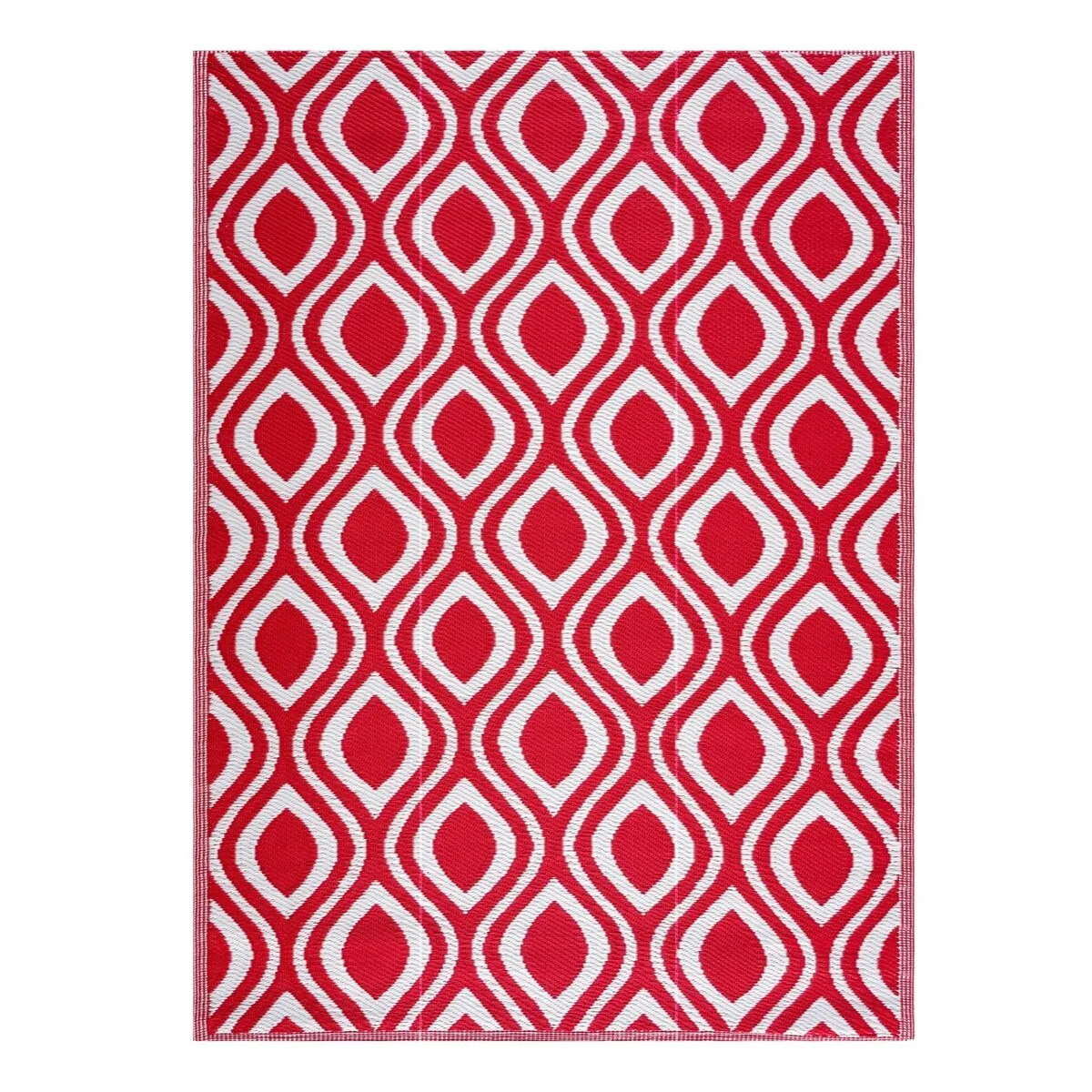 Playa Rug Outdoor Recycled Reversible Plastic Folded Mat/Rug Venice Collection Lightweight & Weather. Water and UV Resistant