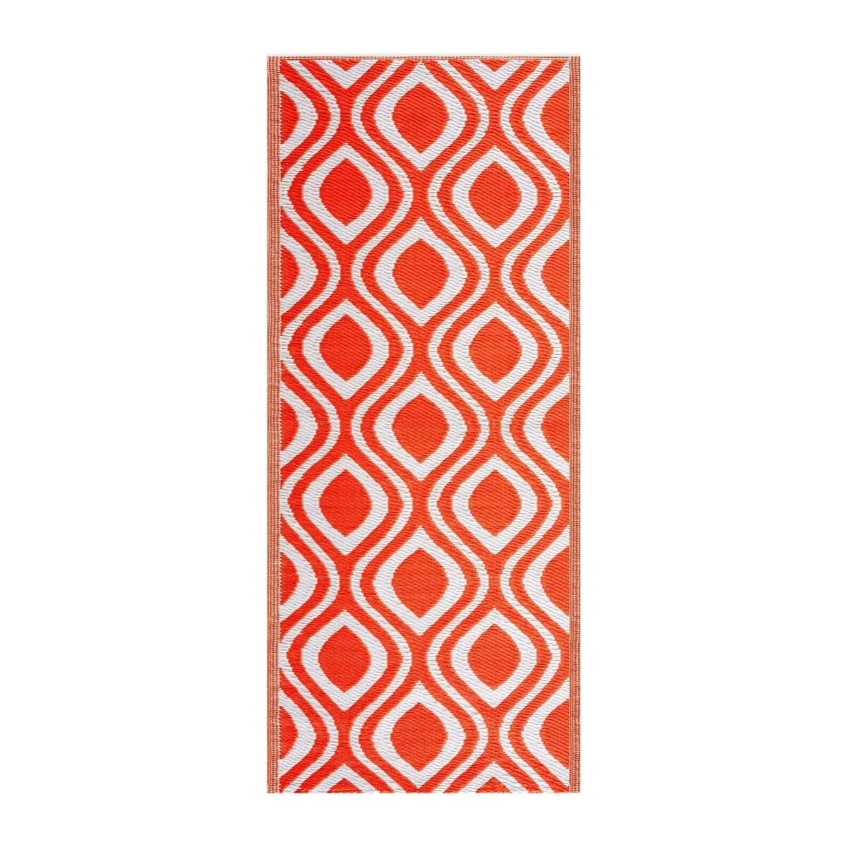 Playa Rug Outdoor Recycled Reversible Plastic Folded Mat/Rug Venice Collection Lightweight & Weather. Water and UV Resistant