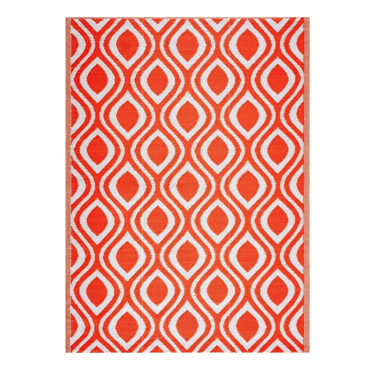 Playa Rug Outdoor Recycled Reversible Plastic Folded Mat/Rug Venice Collection Lightweight & Weather. Water and UV Resistant