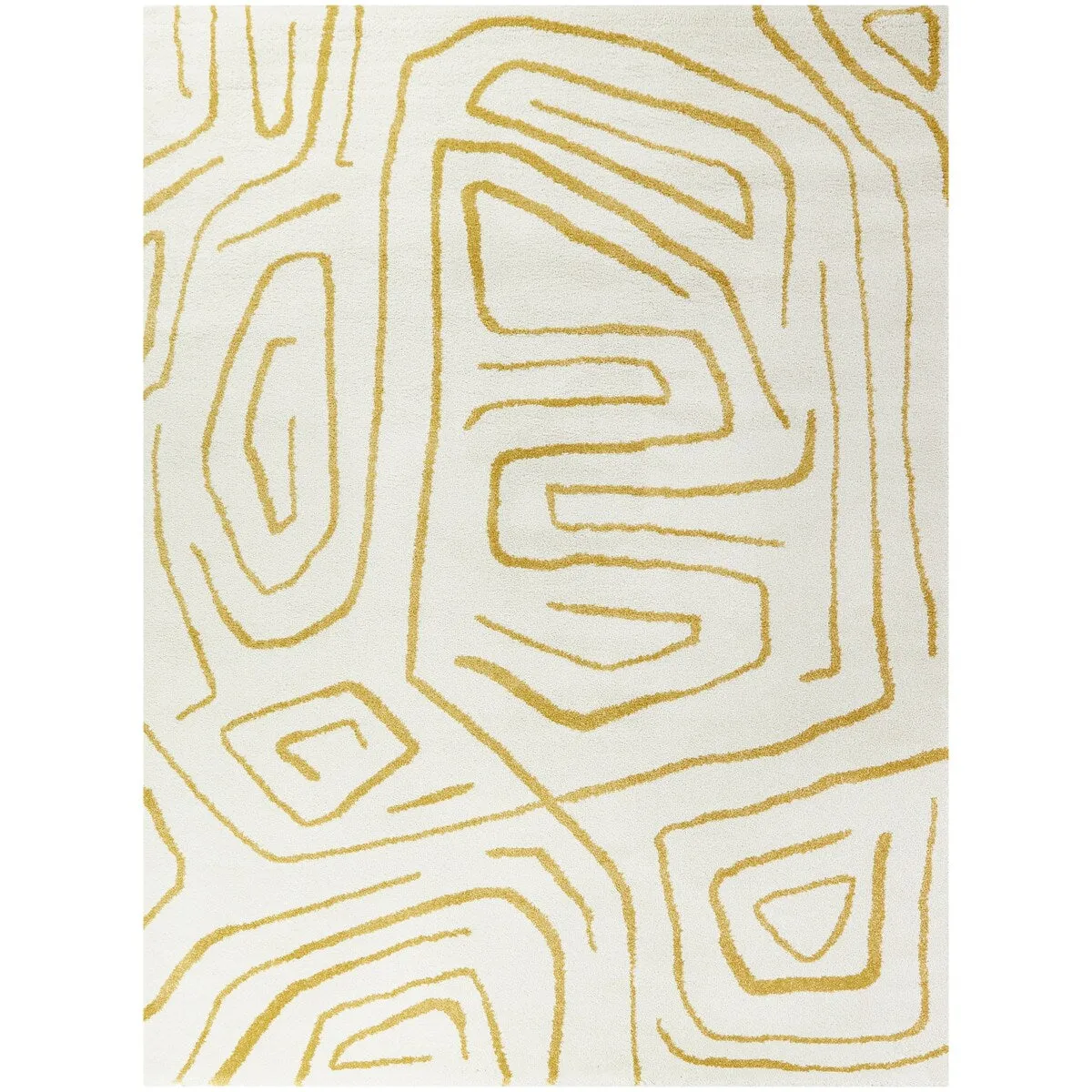 Pollock Modern Abstract Area Rug