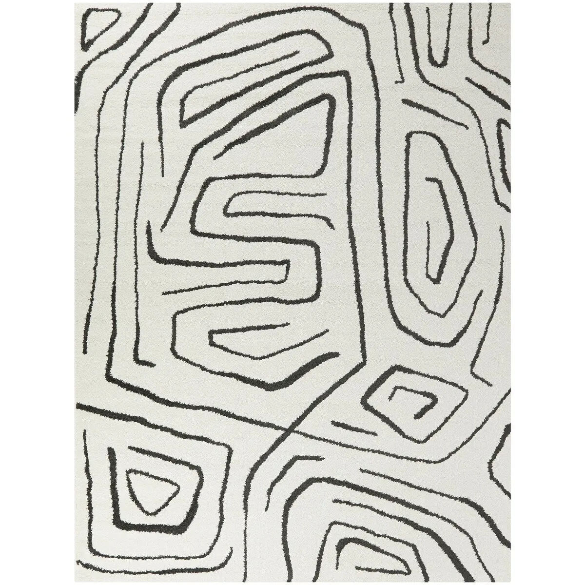 Pollock Modern Abstract Area Rug
