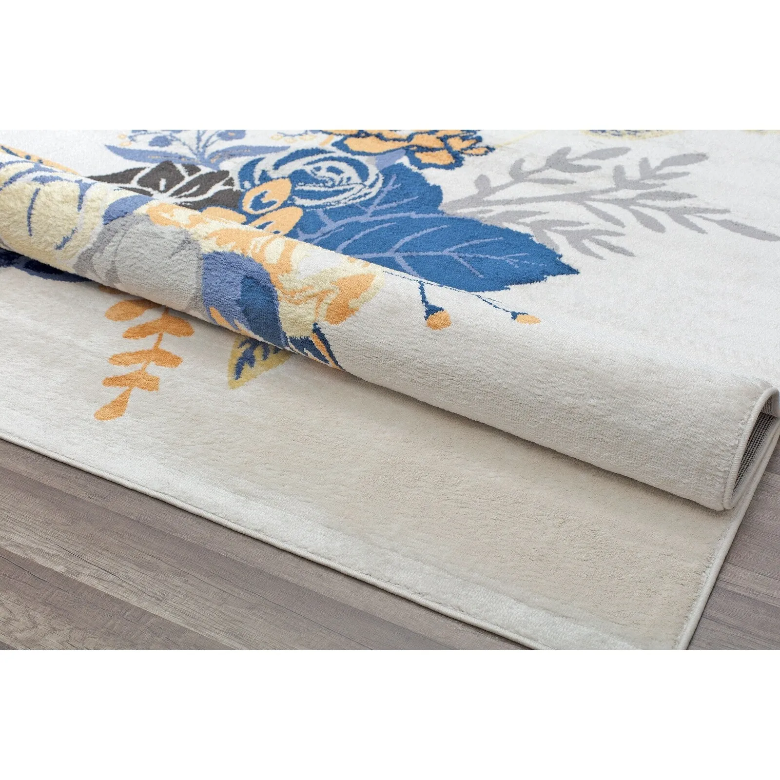 Porch & Den Cady Ivory Floral Area Rug