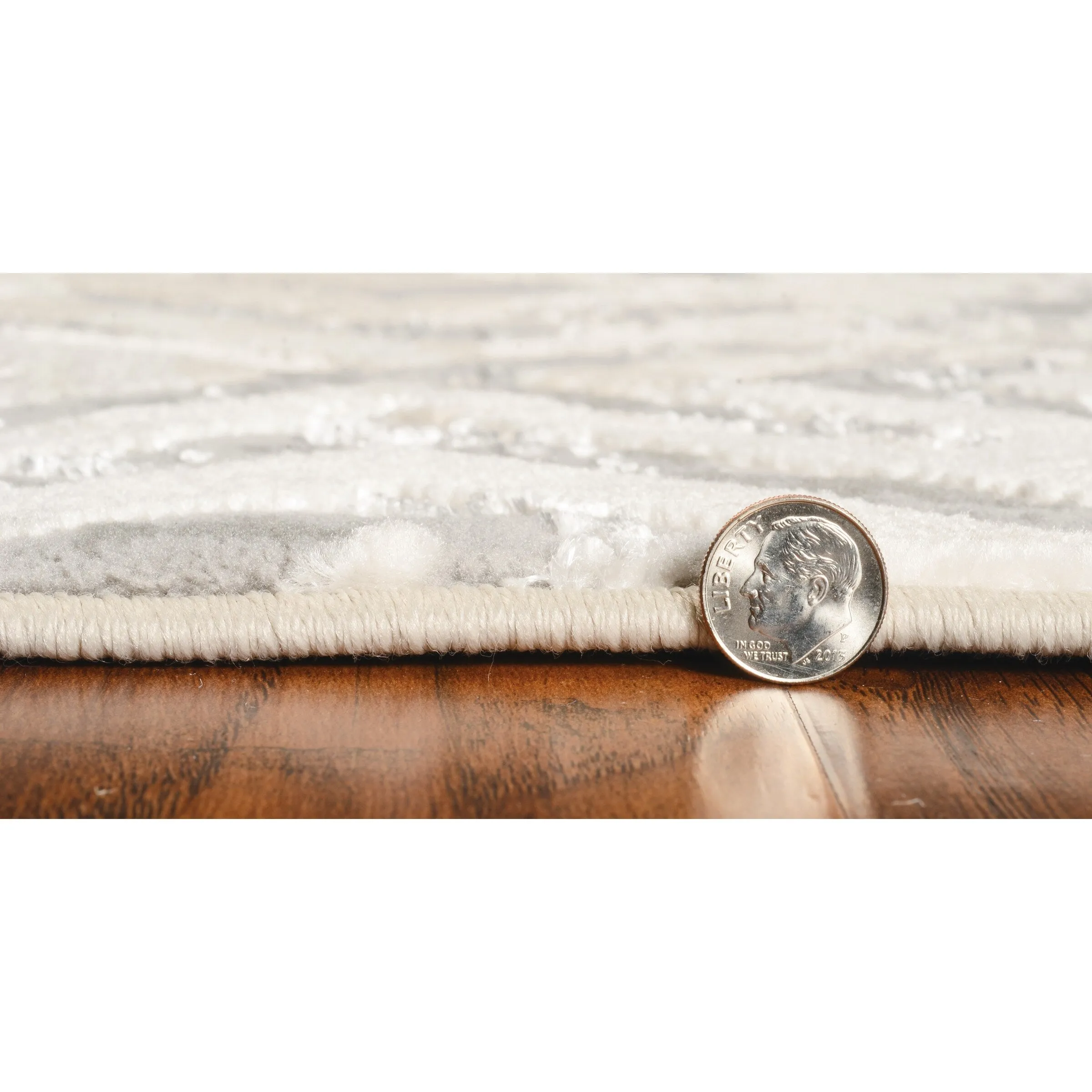 Porch & Den Corrine Distressed Marble Rug