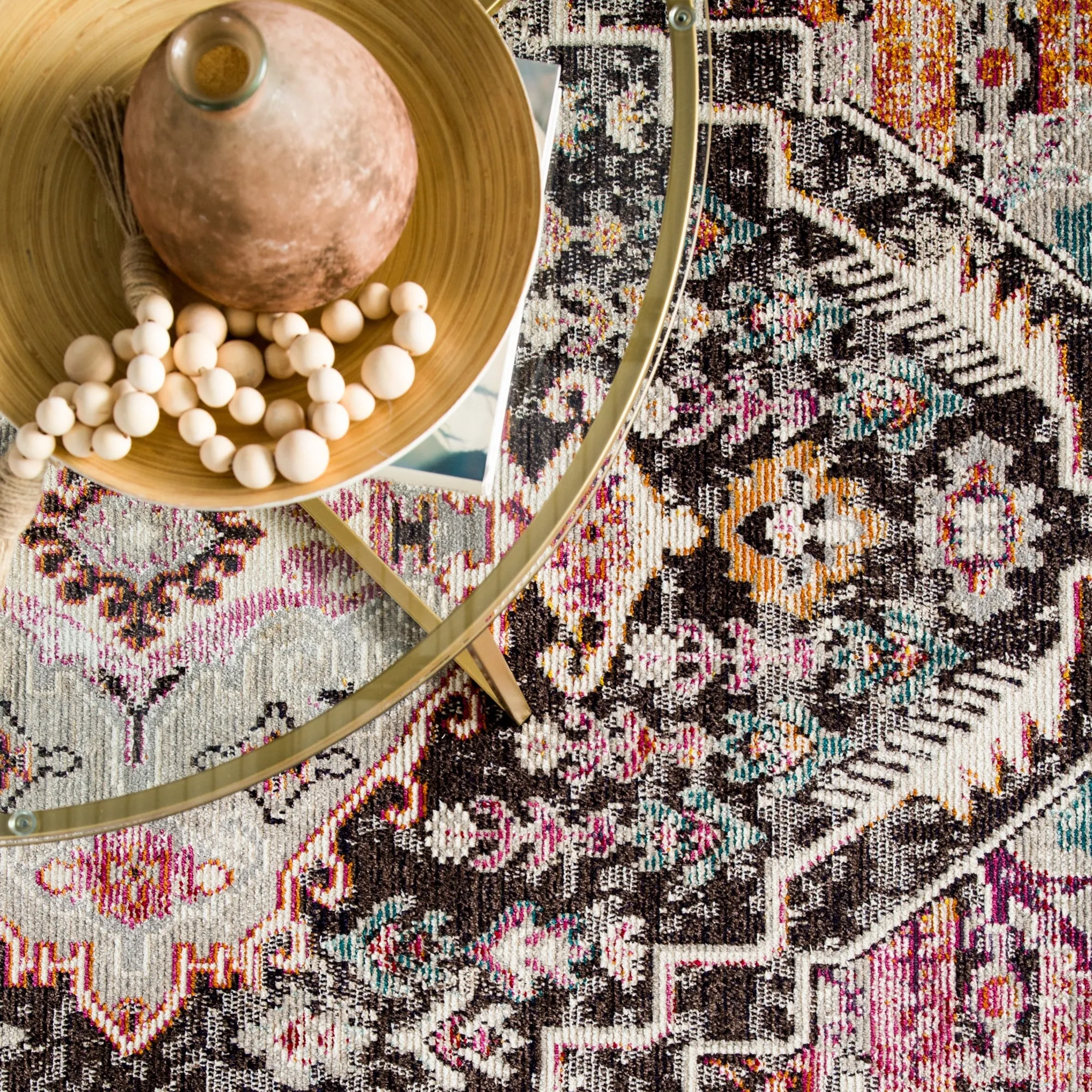 Porch & Den Falkland Medallion Indoor/ Outdoor Area Rug