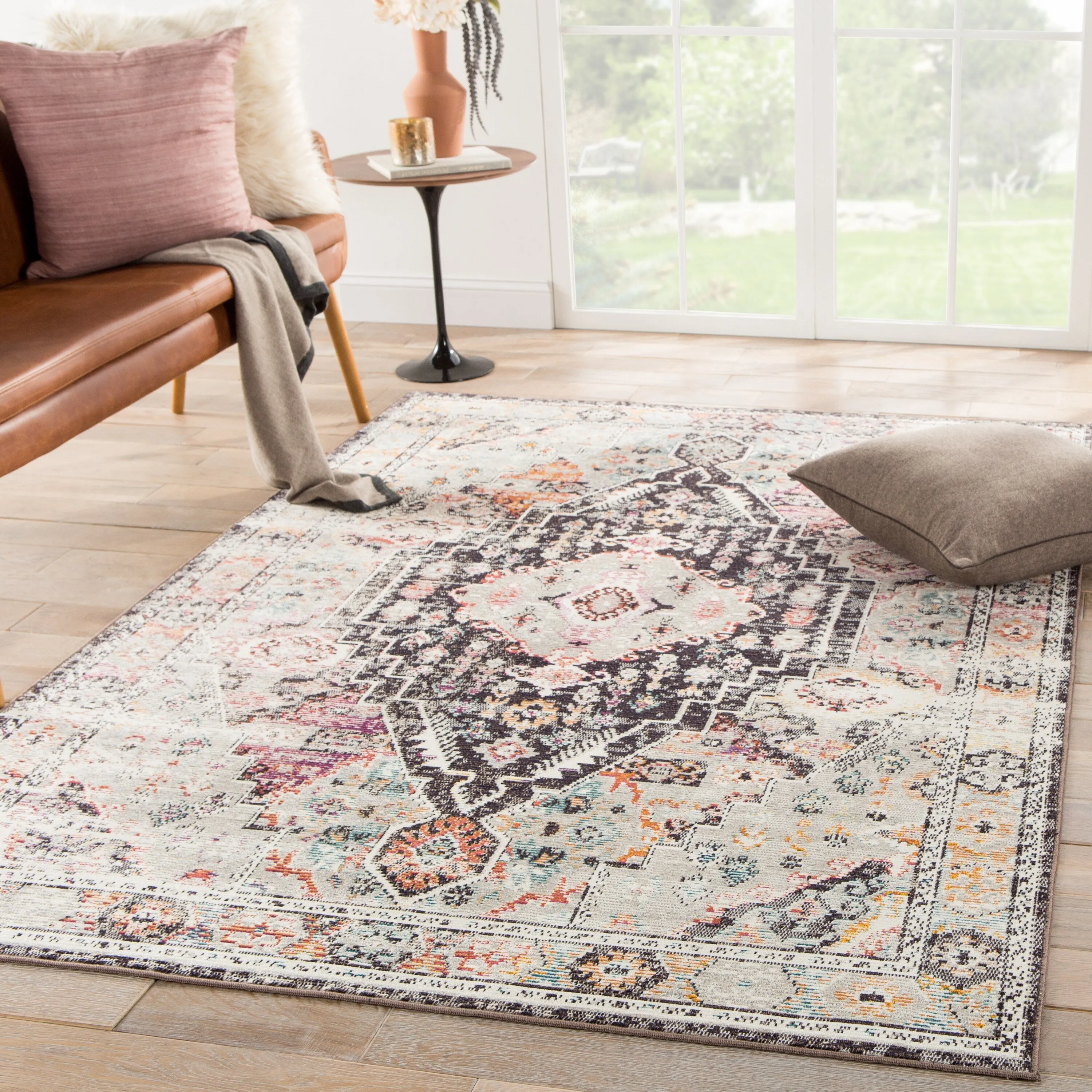 Porch & Den Falkland Medallion Indoor/ Outdoor Area Rug