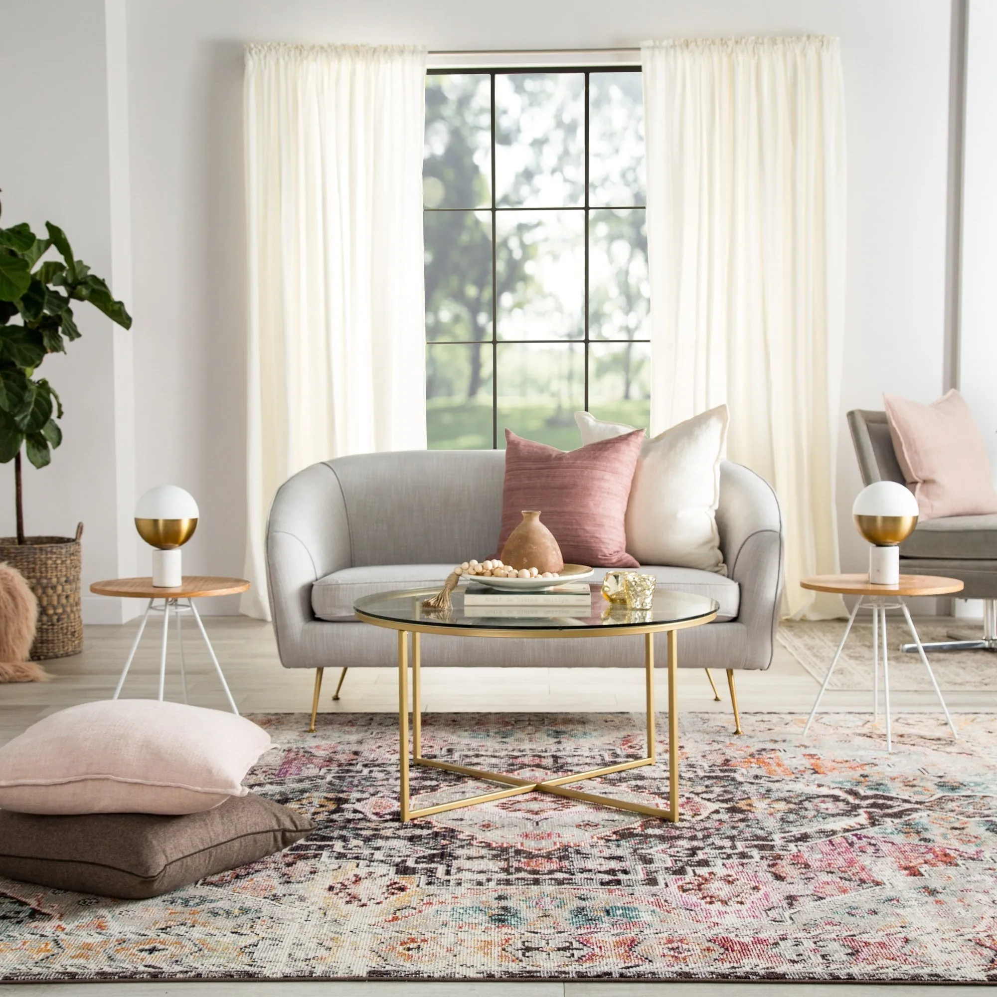 Porch & Den Falkland Medallion Indoor/ Outdoor Area Rug